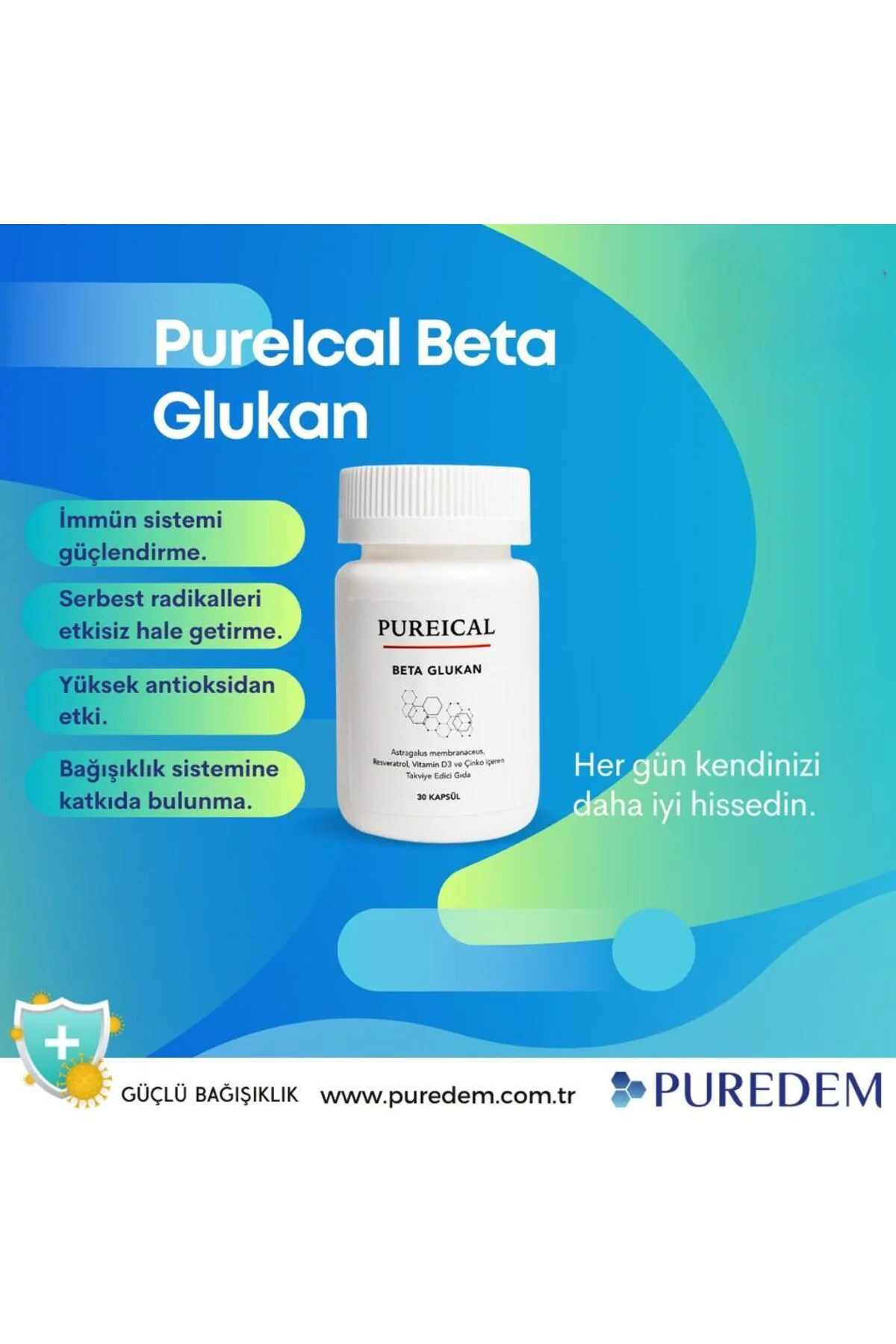 Beta Glukan Çin Geveni Karamürver Ekinezya Zencefil Resveratrol Ç