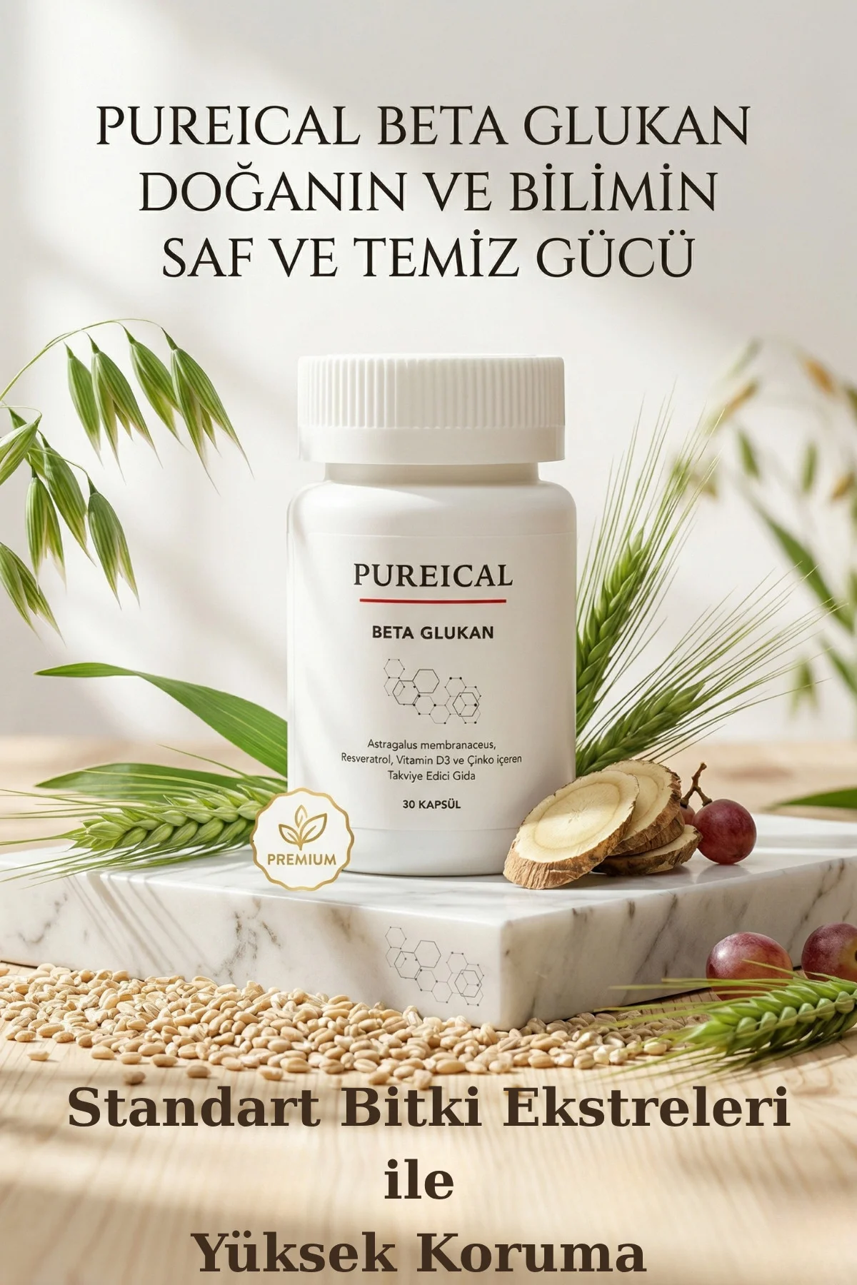 Beta Glukan Çin Geveni Karamürver Ekinezya Zencefil Resveratrol Ç
