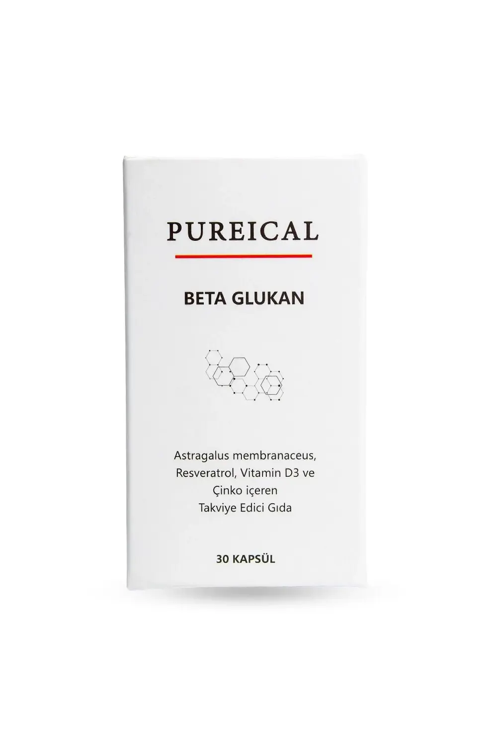 Beta Glukan Çin Geveni Karamürver Ekinezya Zencefil Resveratrol Çinko D vitamini 30 Kapsül