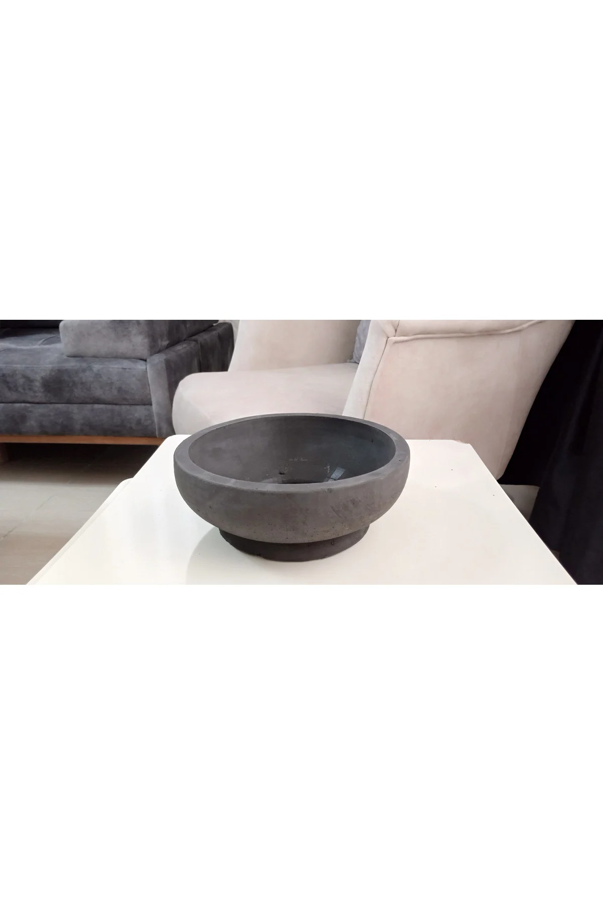 Beton Bonsai Saksısı siyah çift taban Beton Bonsai Saksısı siyah çift taban - Görsel 10