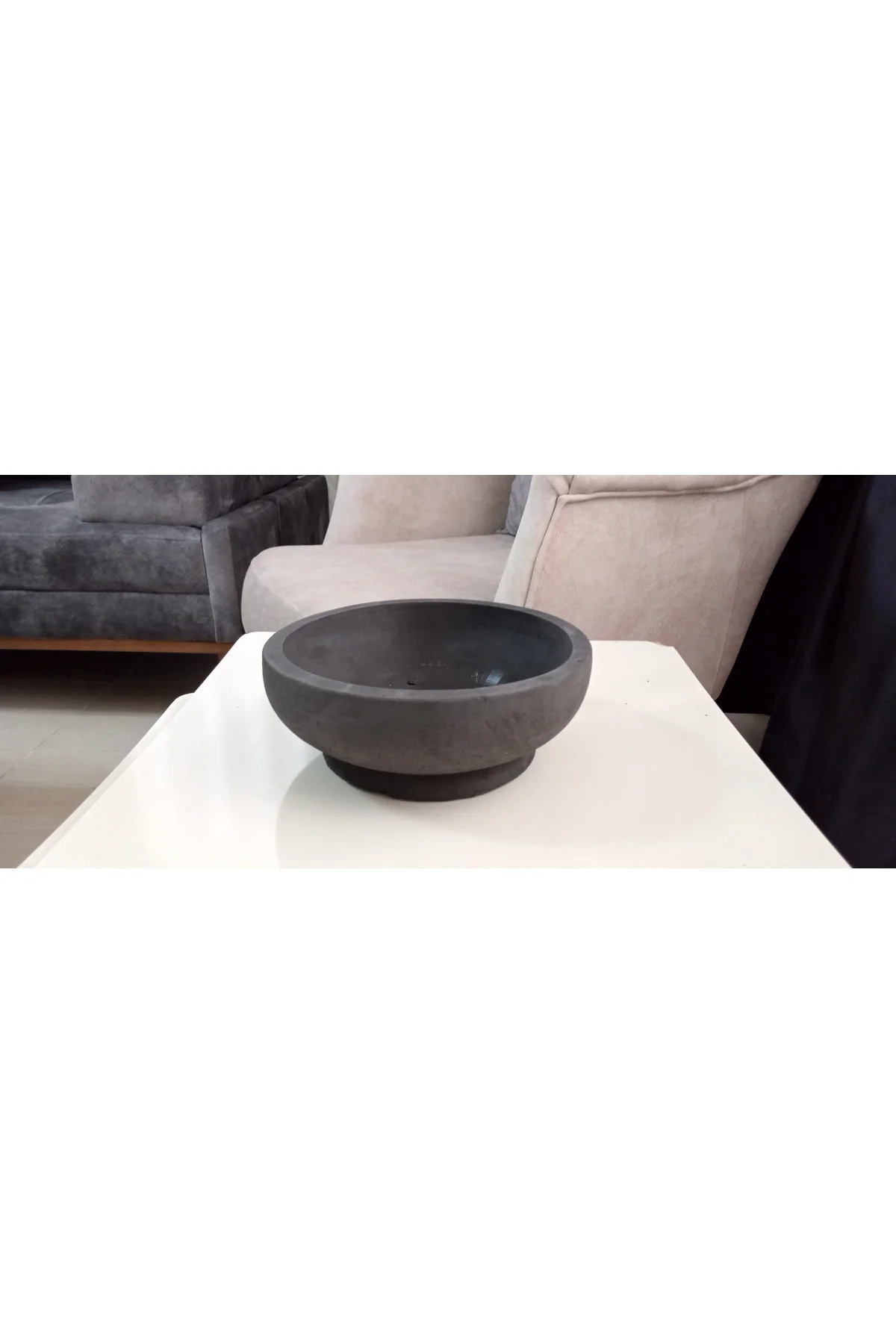 Beton Bonsai Saksısı siyah çift taban Beton Bonsai Saksısı siyah çift taban - Görsel 13