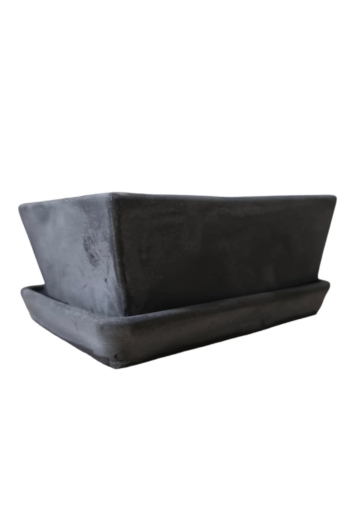 Beton Bonsai Saksısı su delikli ve tabaklı 10-15 cm Beton Bonsai Saksısı su delikli ve tabaklı 10-15 cm