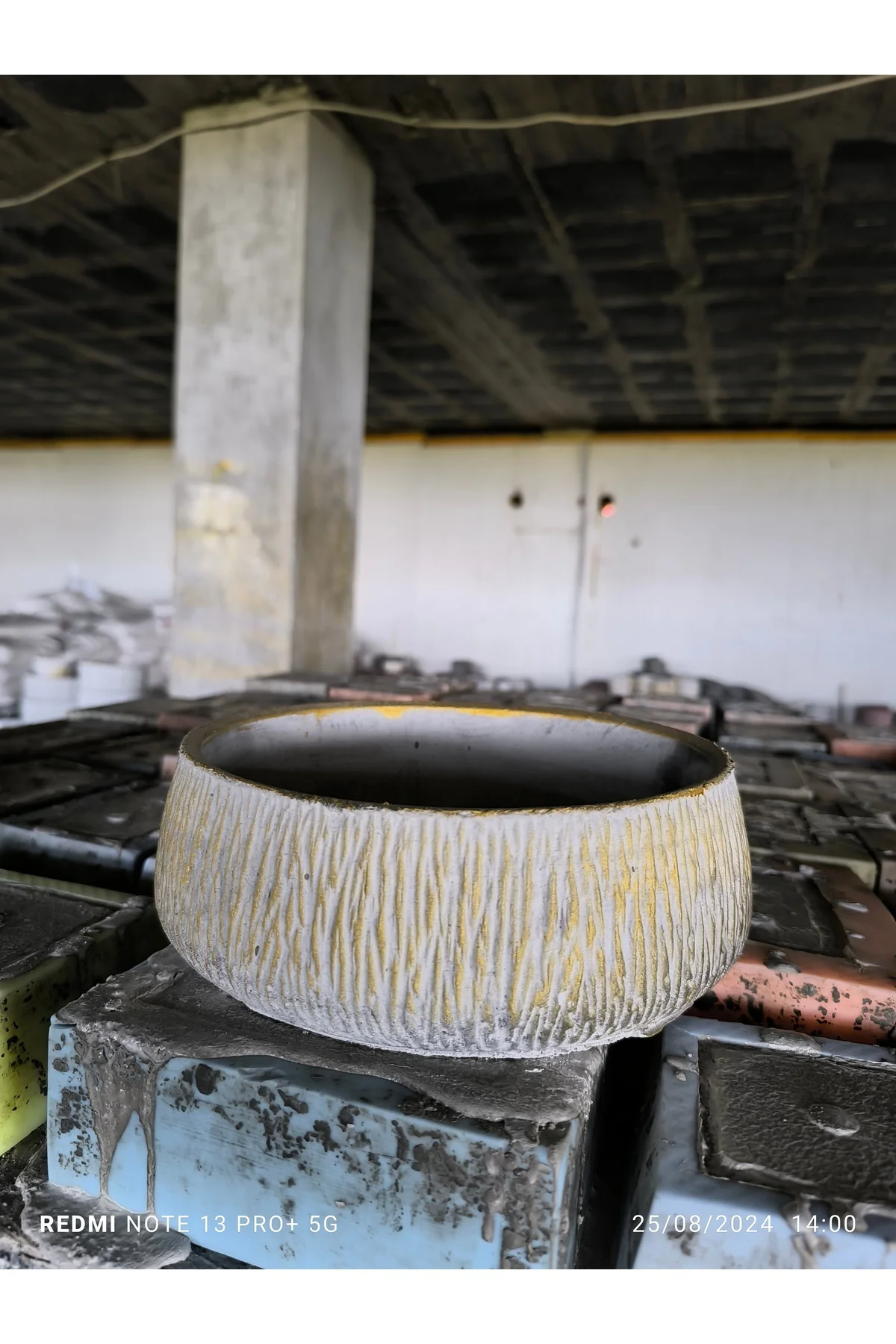 Beton orkide bonsai ve aranjman saksısı