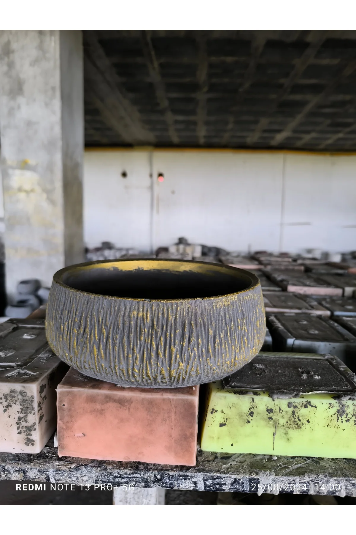 Beton orkide bonsai ve aranjman saksısı - Görsel 5