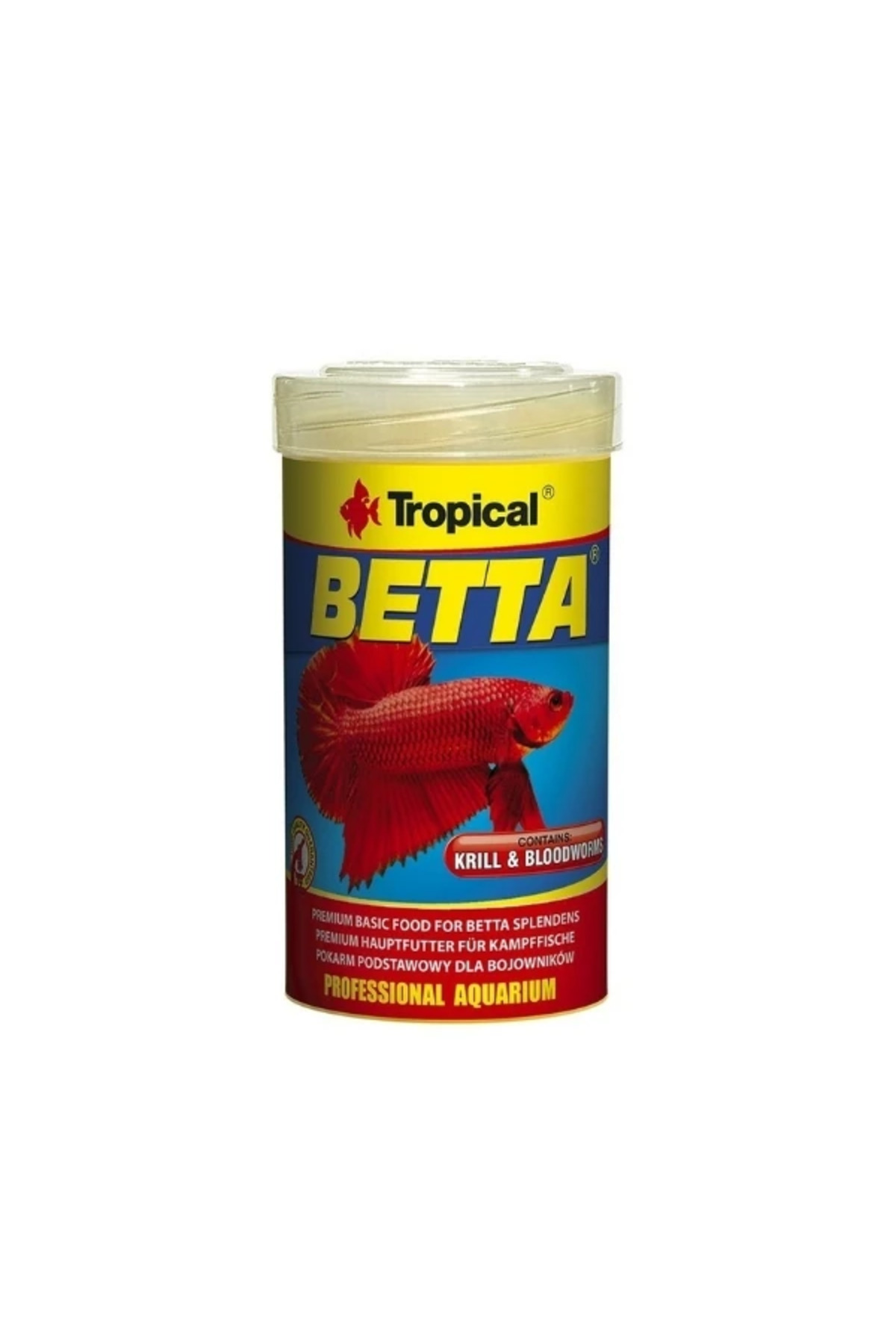Betta Balıkları için Pul Balık Yemi 50 Ml 15 Gr