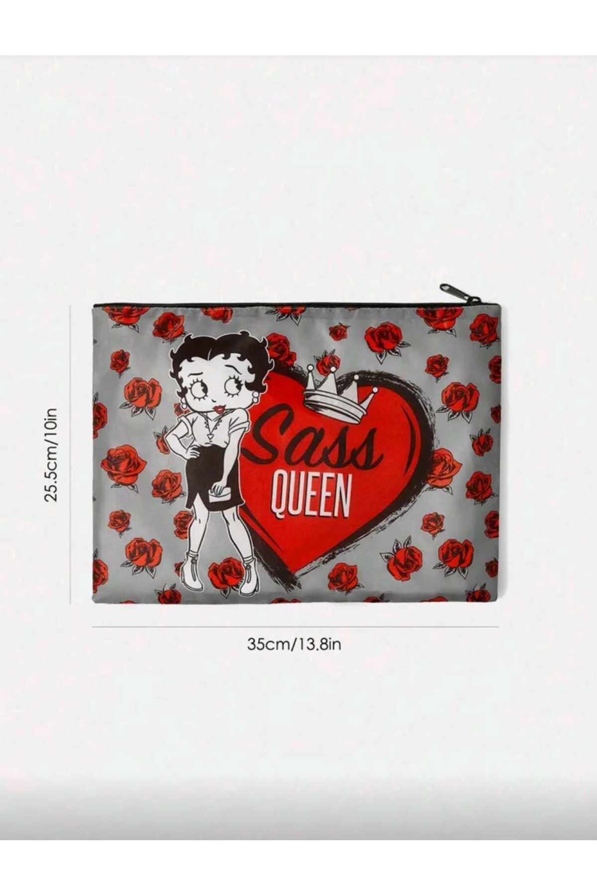 Betty Boop 2'li Organizer Makyaj Seyahat Çantası
