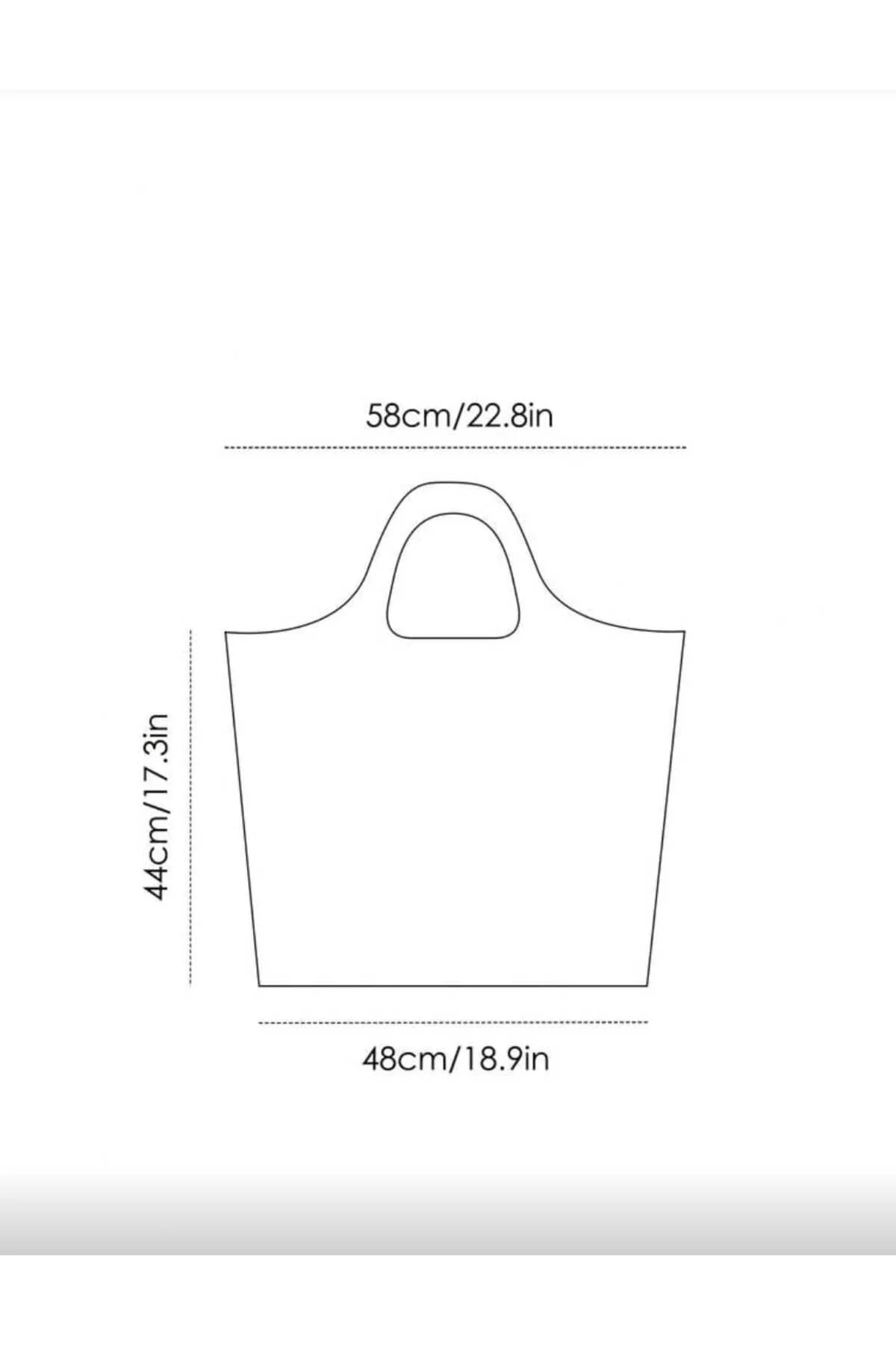 Betty Boop Kırmızı Katlanabilir Alışveriş Çantası