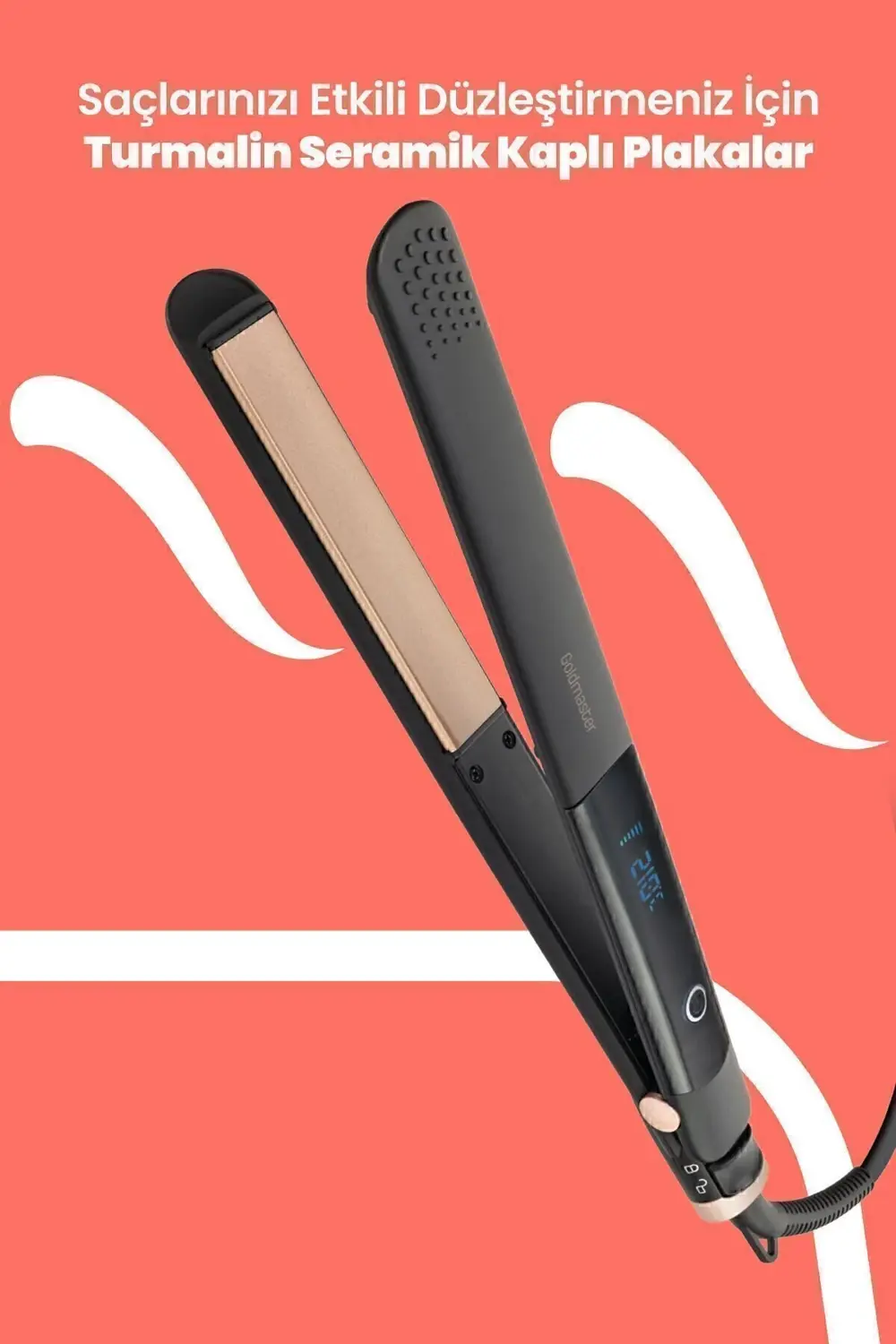 Betty Seramik Keratin Kaplı Plaka Lcd Ekranlı Iyonik Fonksiyonlu