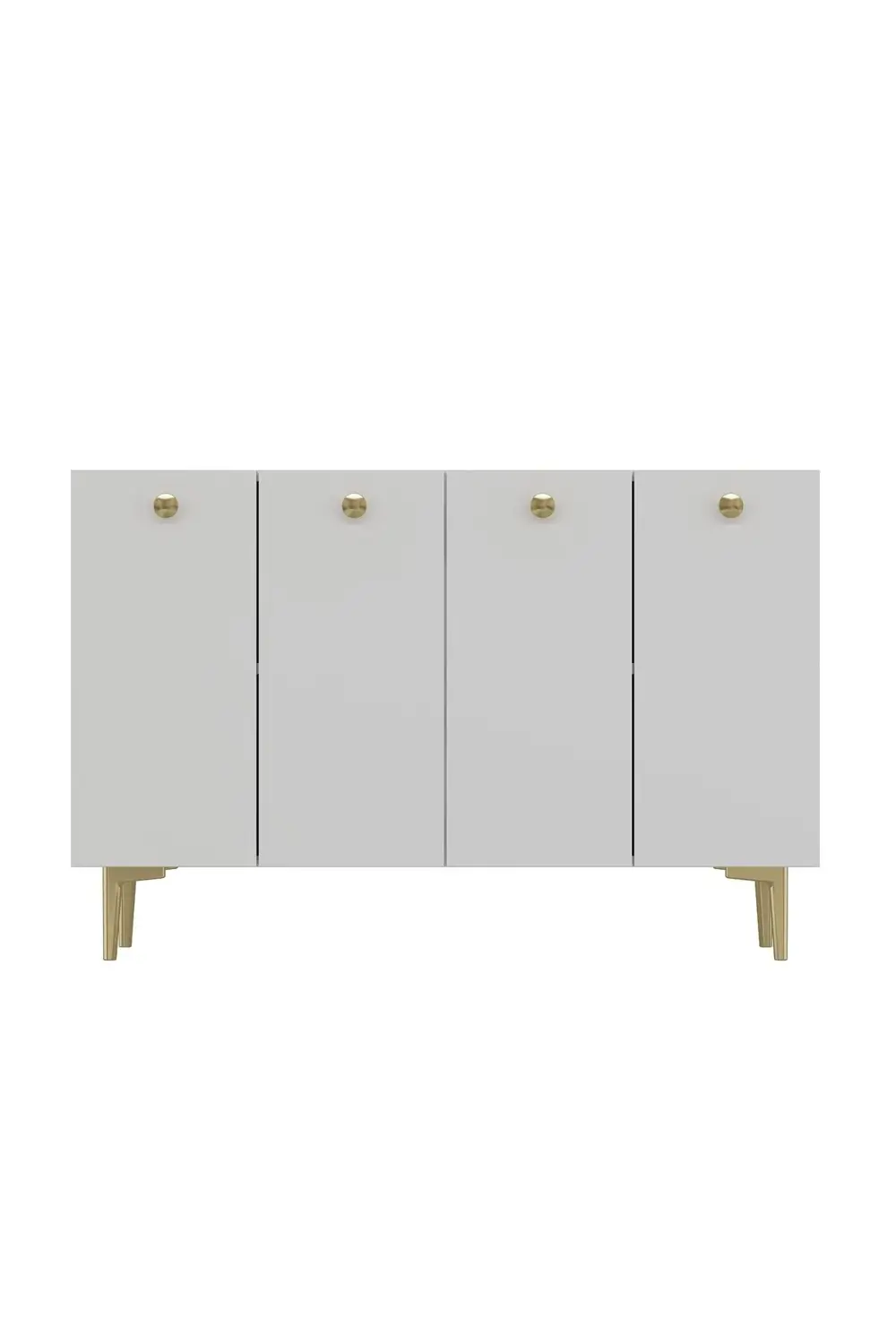 BETTYCT MUTFAK KİLER DOLABI BEYAZ-BEYAZ-ALTIN