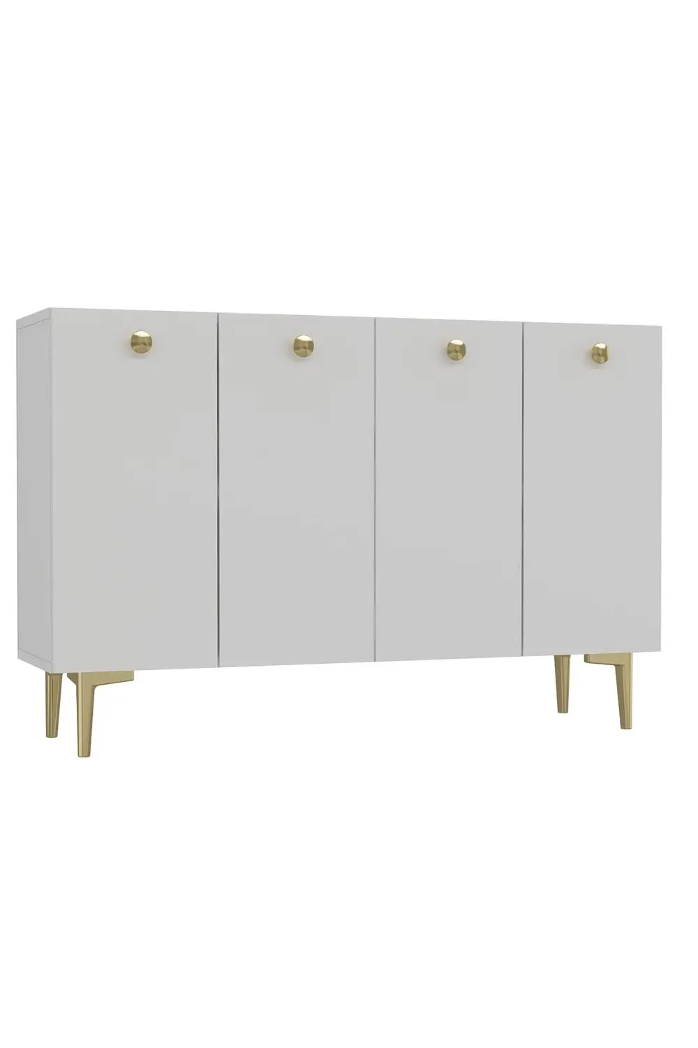 BETTYCT MUTFAK KİLER DOLABI BEYAZ-BEYAZ-ALTIN