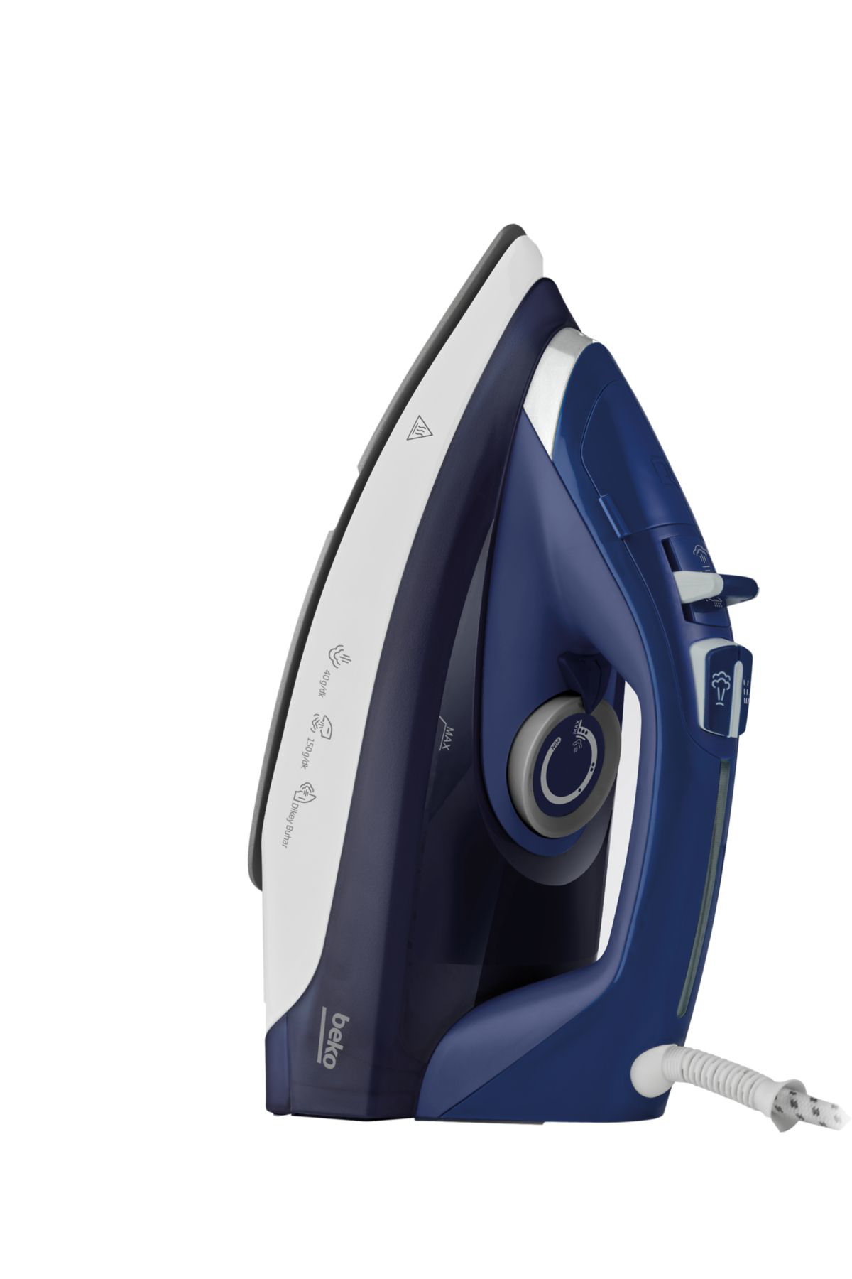 Beko Beu 4124 Buharli Ütü 2400 W Steamxtra™ Seramik Taban Mavi