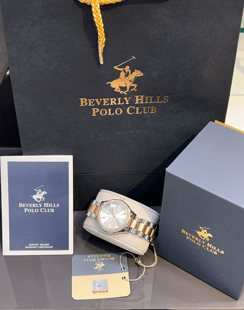 Beverly Hills Polo Gold Çelik Kasa&Kordon Kararma Renk Atmaz Kadı