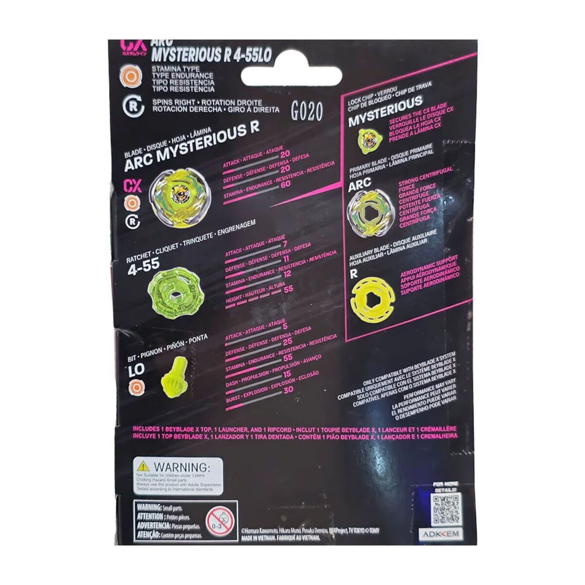 BEY24000 Beyblade Tekli Set X CX Arc Mysterious R 4-55LO - TP1679 Fiyatı, Yorumları ve Özellikleri