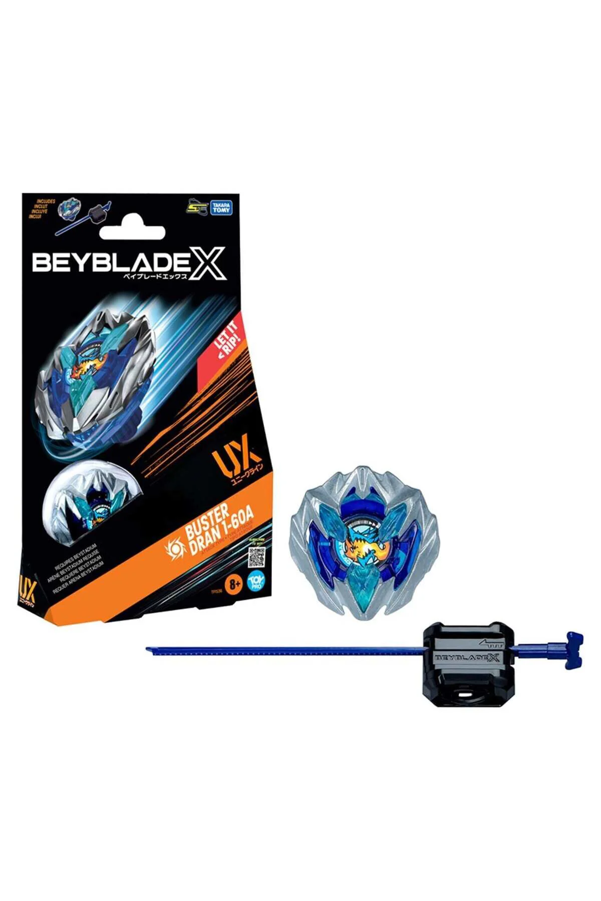 BEY28000 Beyblade Tekli Set X UX Buster Dran 1-60A - TP1536