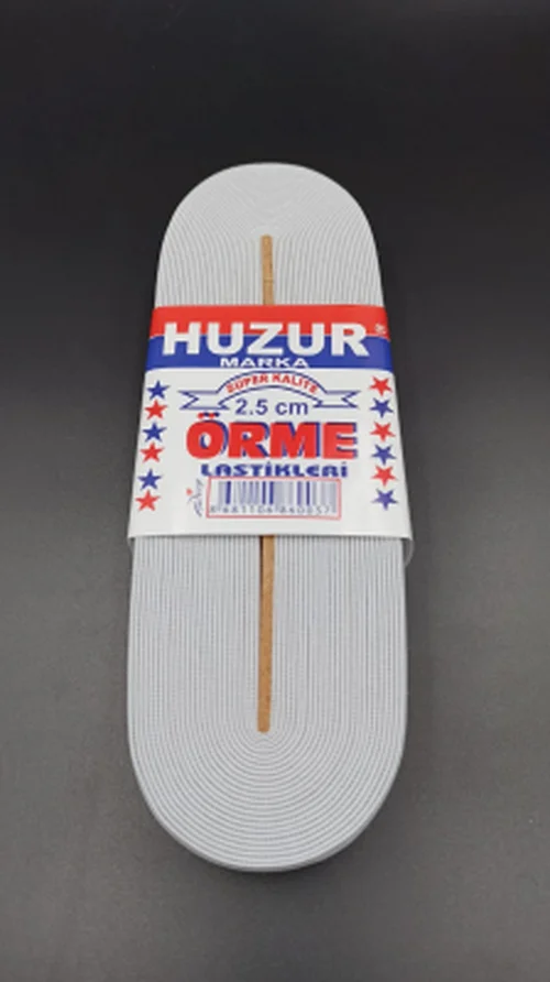 Beyaz - 2.5CM Paça Lastik Geniş 10MT. Fiyatı, Yorumları ve Özellikleri