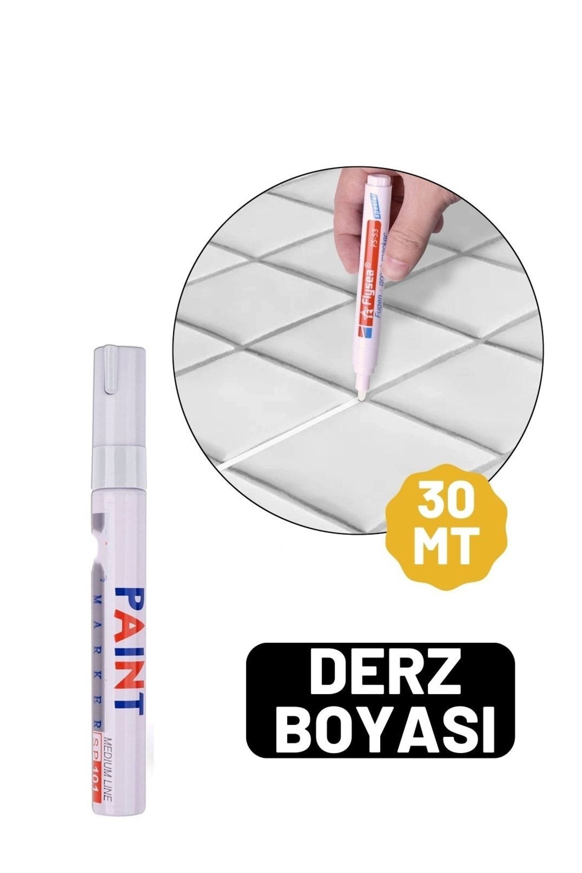 Homecare Beyaz 30 Metrelik Fayans Derz Boyası Seti 716811