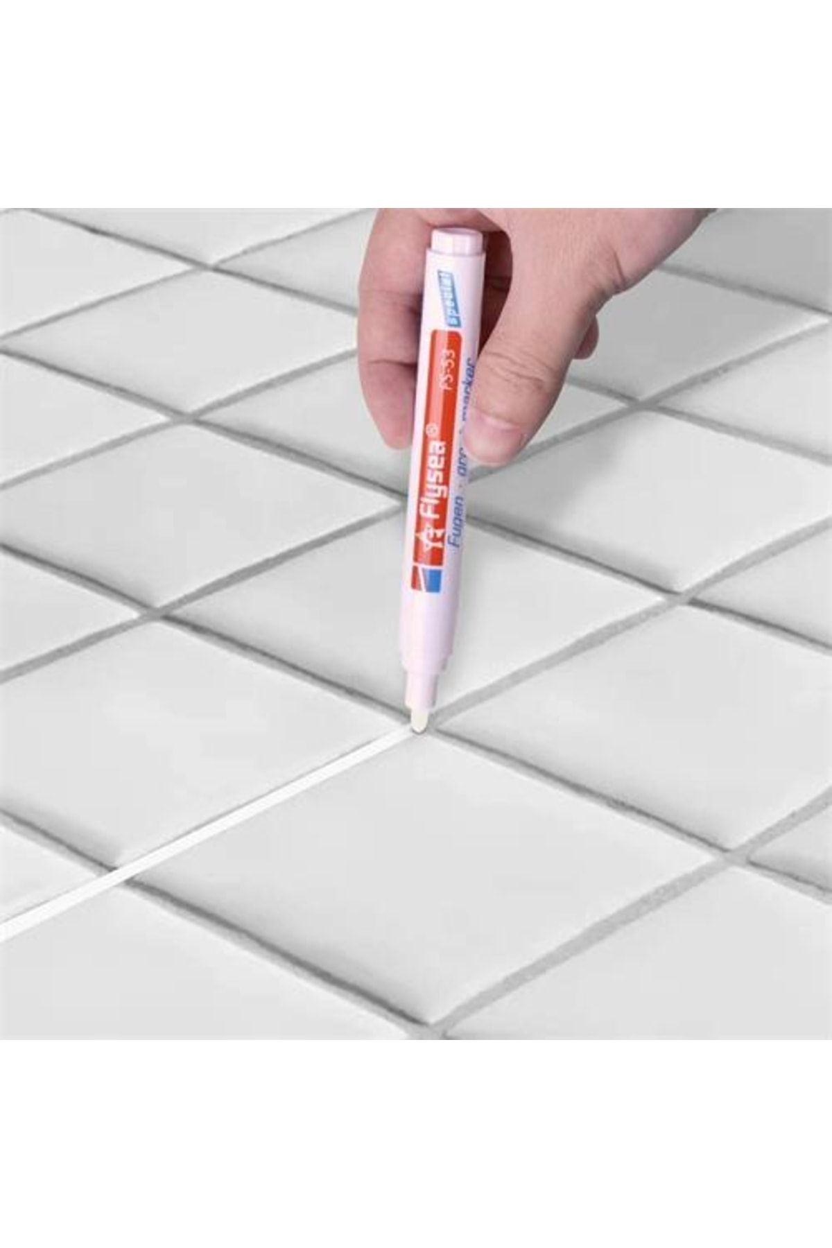 Beyaz 30 Metrelik Fayans Derz Boyası Seti