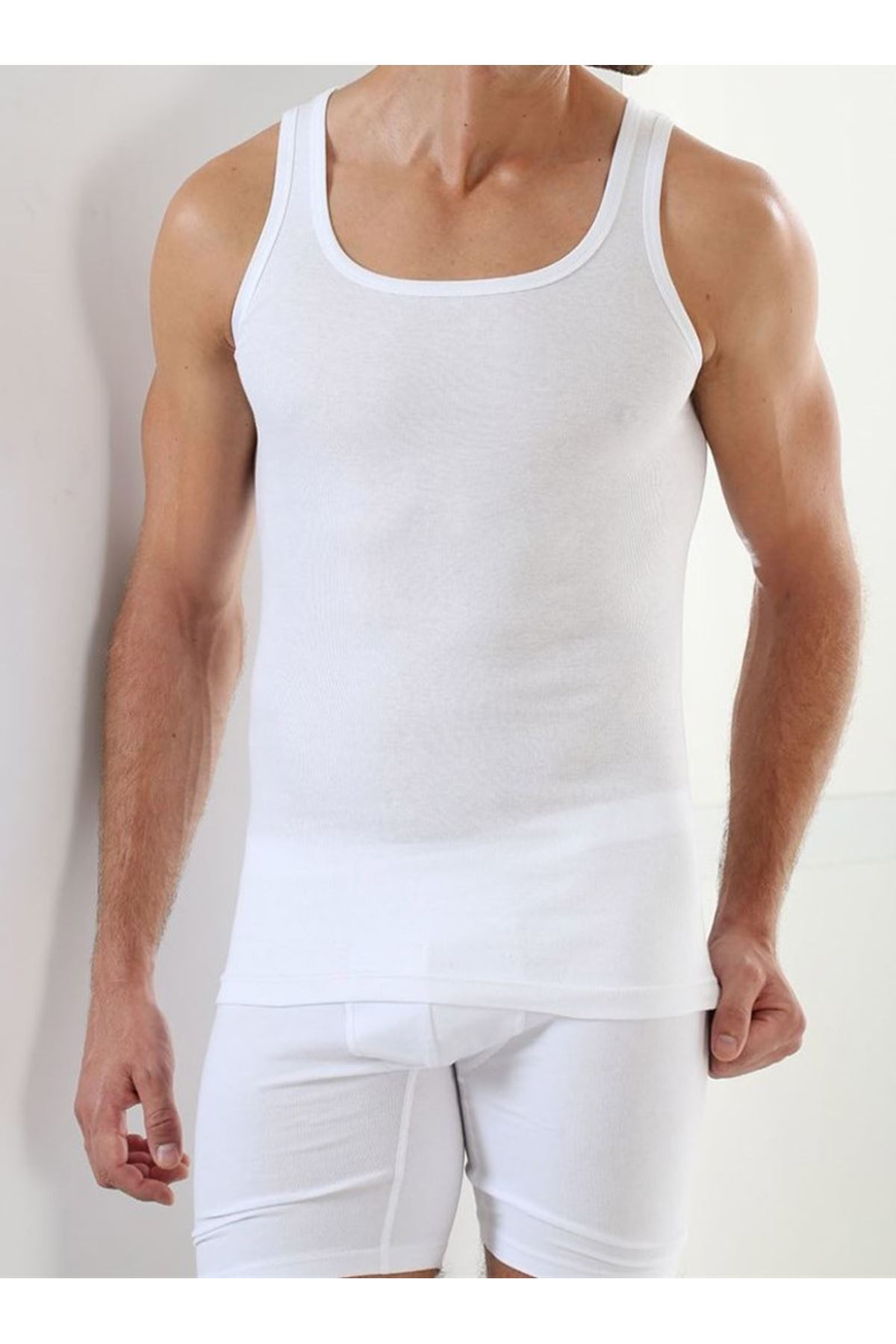 Sistina Beyaz 3'Lü Sporcu Erkek Atlet Ribana-Sismen07