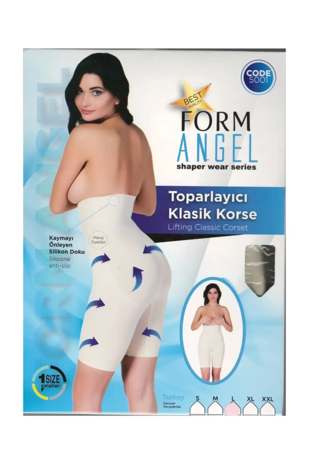 Beyaz 5001 Toparlayıcı Klasik Korse