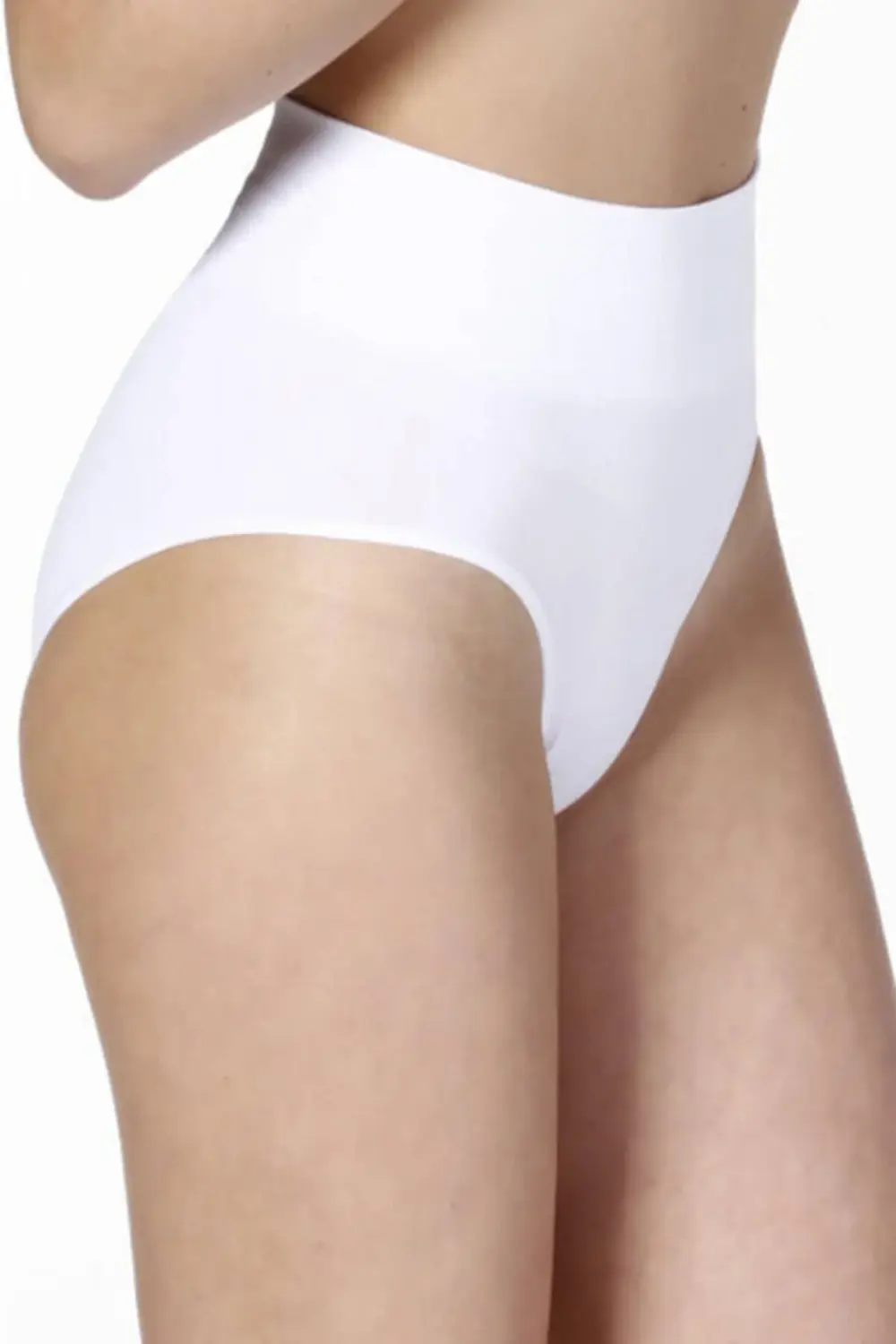 Beyaz 5204 Kadın Karın Toparlayıcı Slip Külot Korse