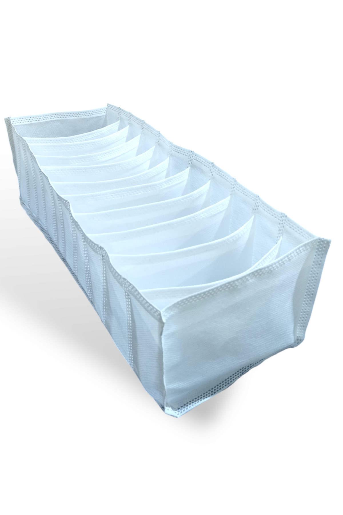 Beyaz Akordiyon Tipi Medium 11 Gözlü Çekmece Içi Düzenleyici Dola