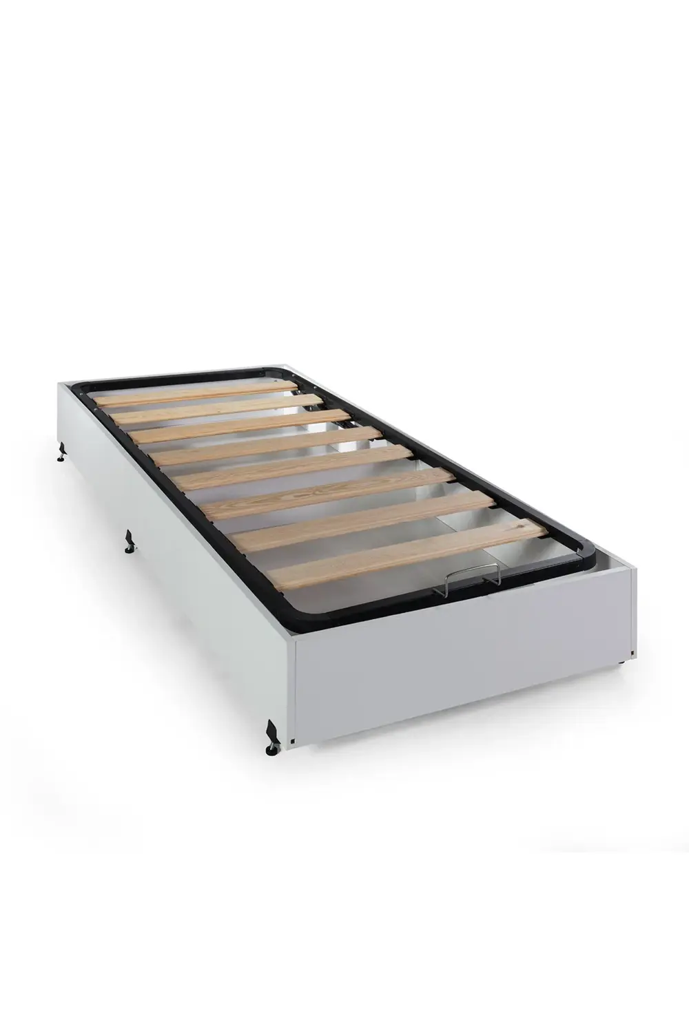 Beyaz Arabalı Yatak Sport Mst Işıklı Baza Ortopedik Yatak