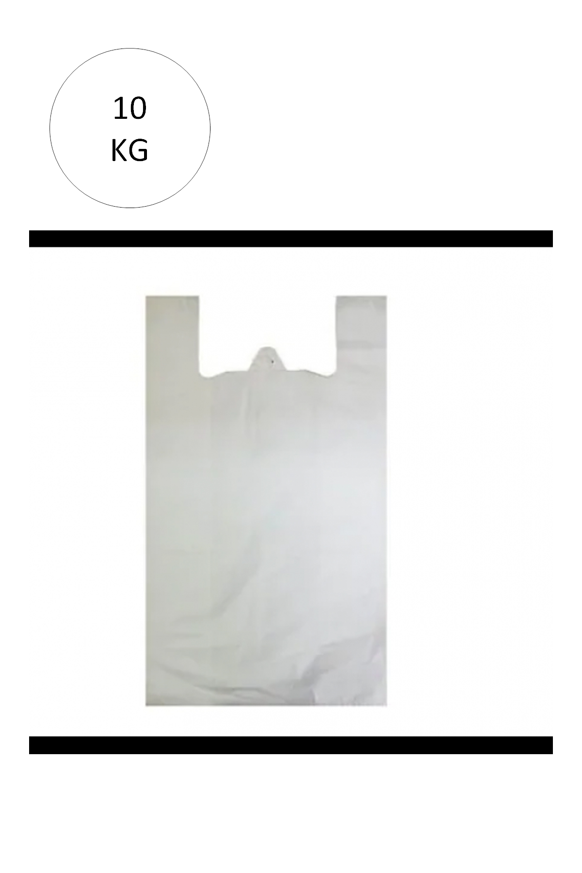 Just Cheap Store Beyaz Atlet Poşet Mini Boy 20X34 Cm Takriben 2.350 Adet 10 Kg