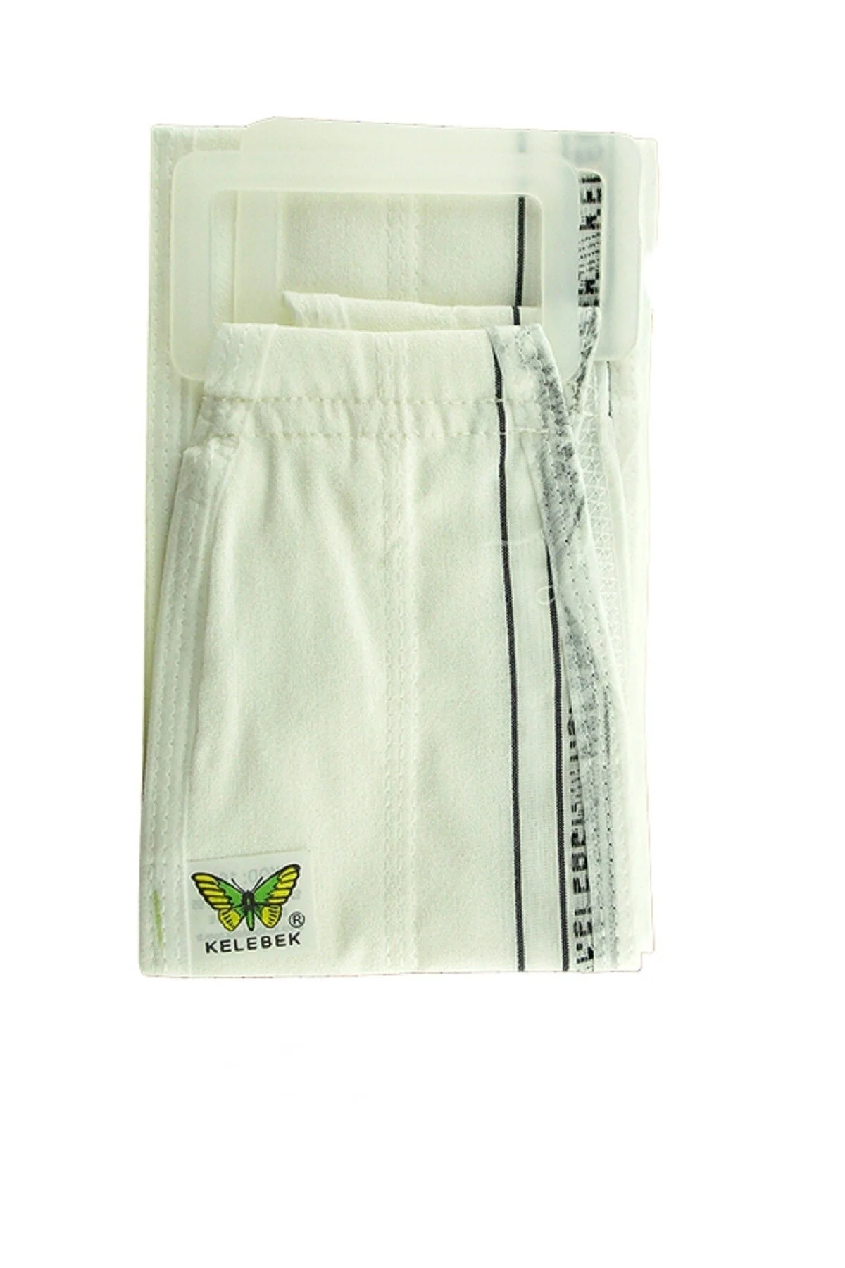 Beyaz Bekar Sırt Kese Banyo Hamam Kesesi 2 Adet 80x12 cm