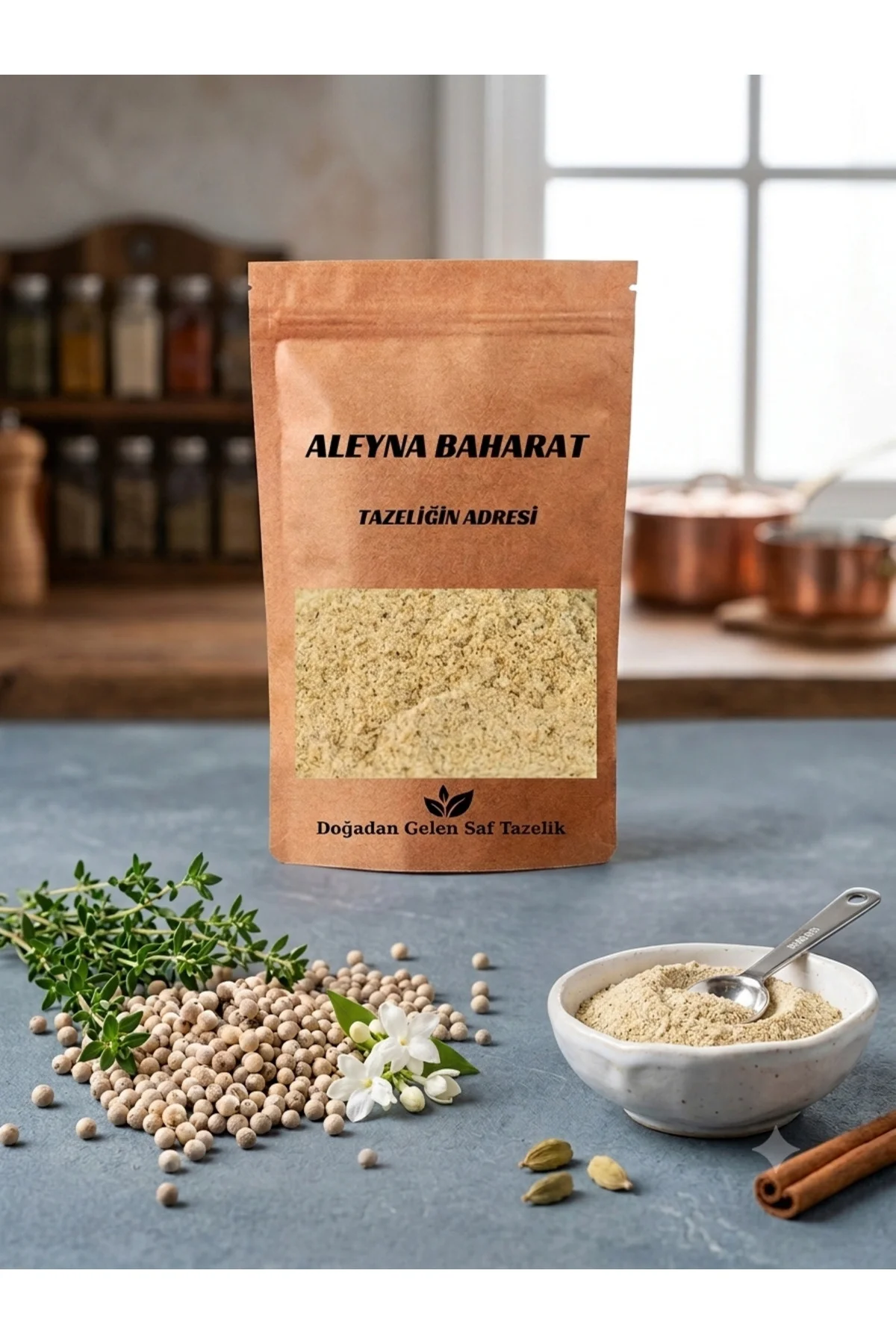 Beyaz Biber Toz 65 g (Karabiber Beyaz) White Pepper Powder