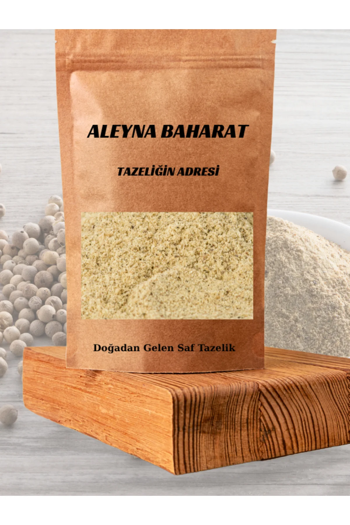 Beyaz Biber Toz 65 g (Karabiber Beyaz) White Pepper Powder