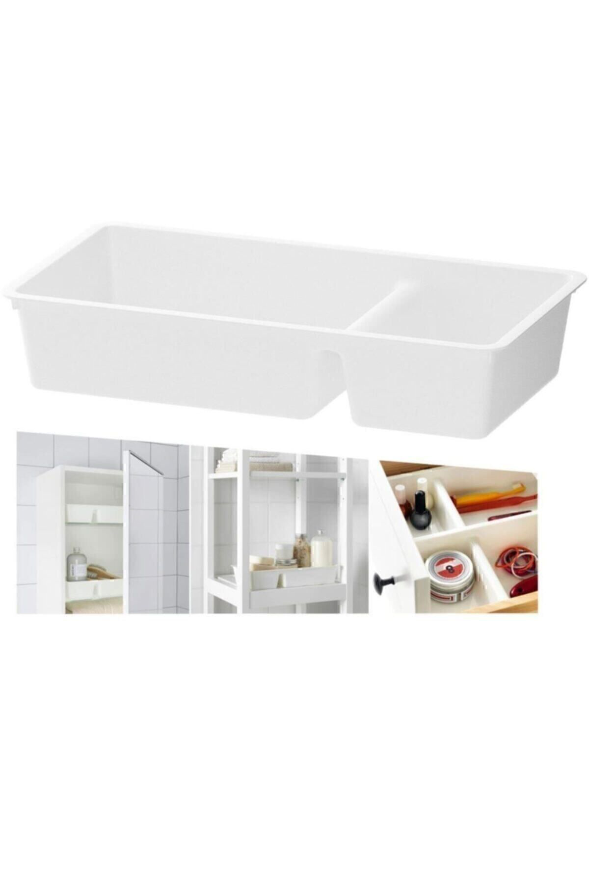 İkea Beyaz Billingen Bölmeli Çekmece İçi Düzenleyici Beyaz 17 X 32.5 C