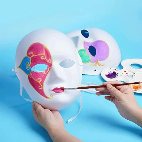 Beyaz Boyanabilir Tam Yüz Cosplay Maske 24x18 - Anonim Maske Fiyatı, Yorumları ve Özellikleri
