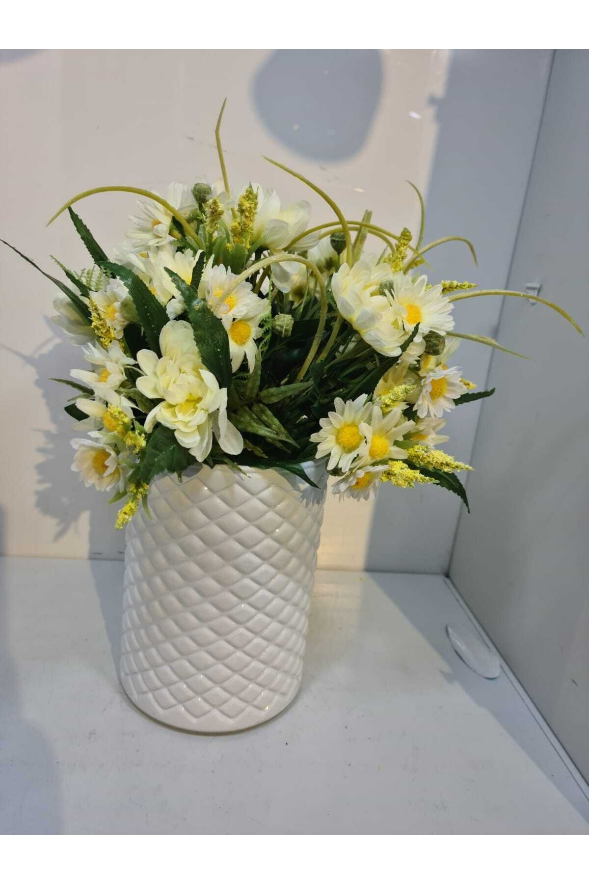 Vitale Beyaz Buket Yapay Çiçek