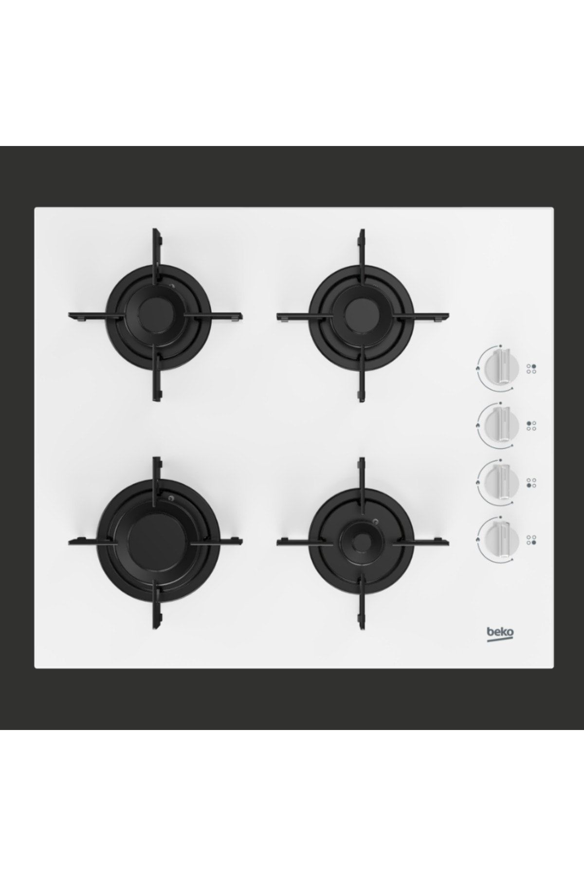 Beko Beyaz Cam 3Lü Ankastre Set