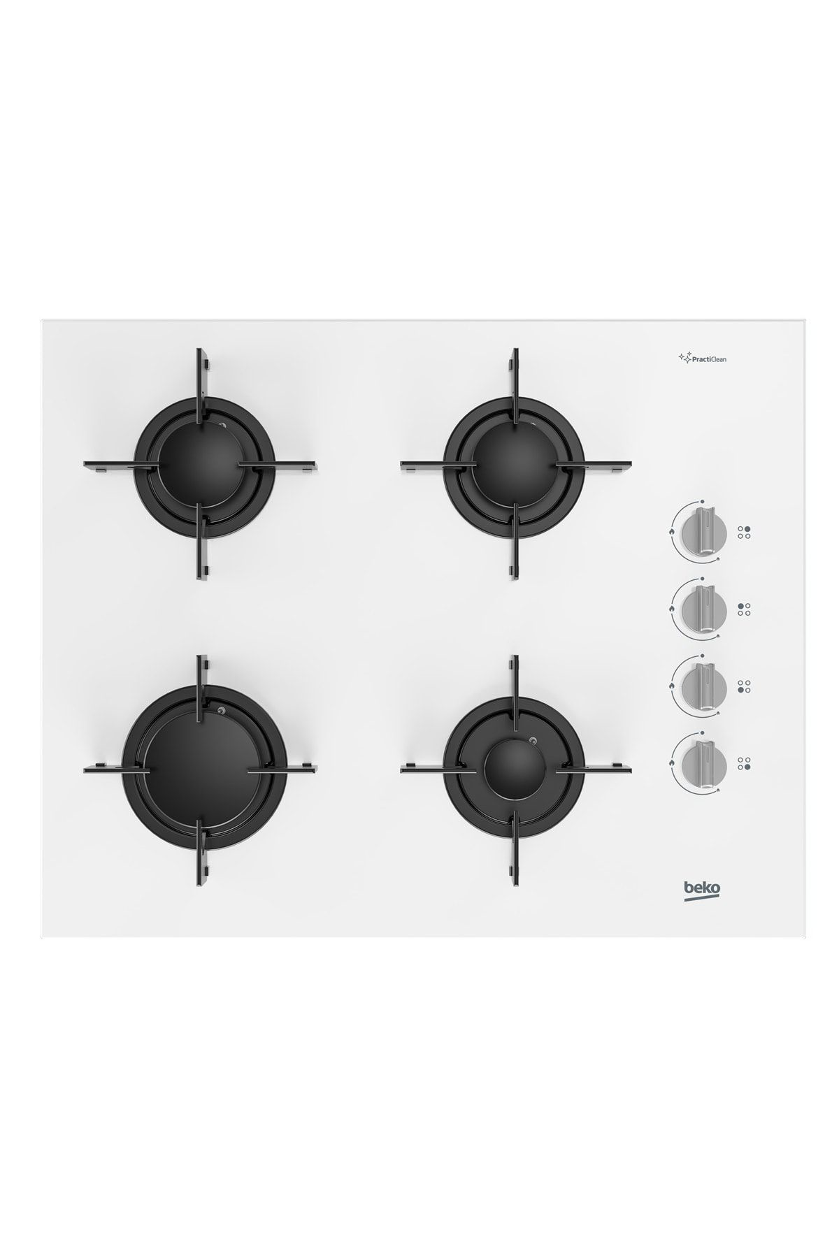 Beko Beyaz Cam Buhar Destekli 3’Lü Ankastre Set (Firin + Ocak + Davlum