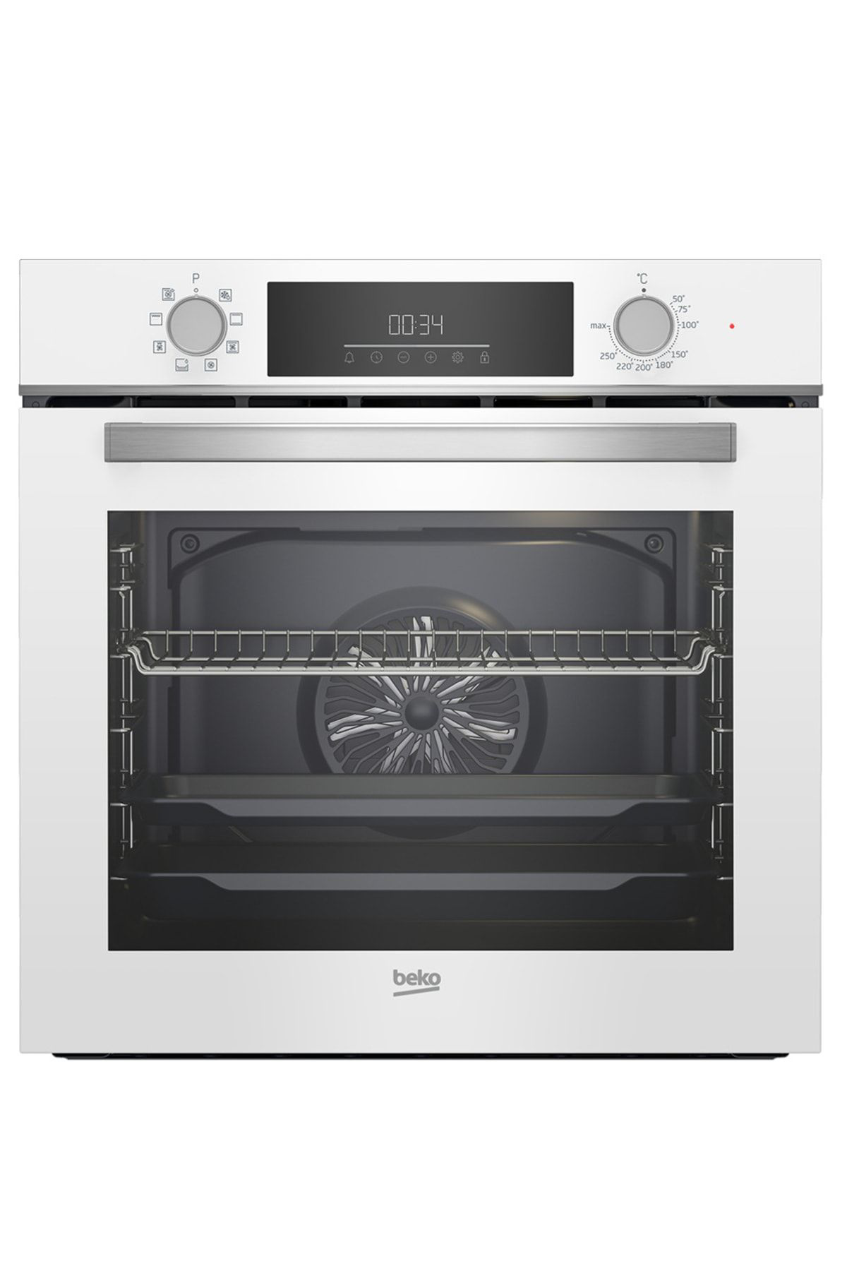 Beko Beyaz Cam Buhar Destekli 3’Lü Ankastre Set (Firin + Ocak + Davlum