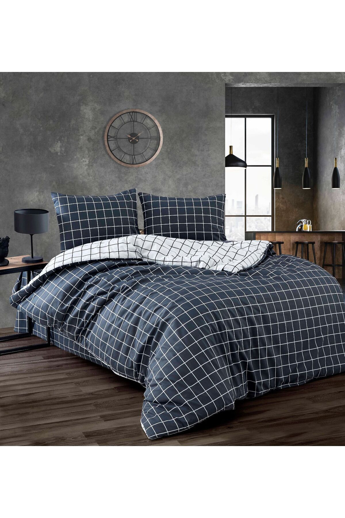 Beautiful Bird Beyaz Çift Kişilik Çarşaflı Nevresim Takımı