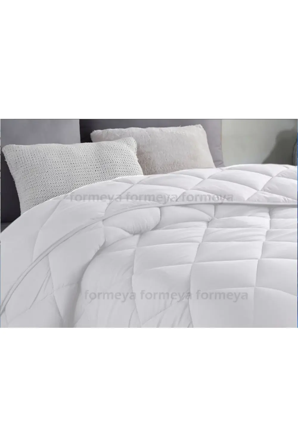 Beyaz Çift Kişilik Yastık Ve Yorgan Seti 195*215cm
