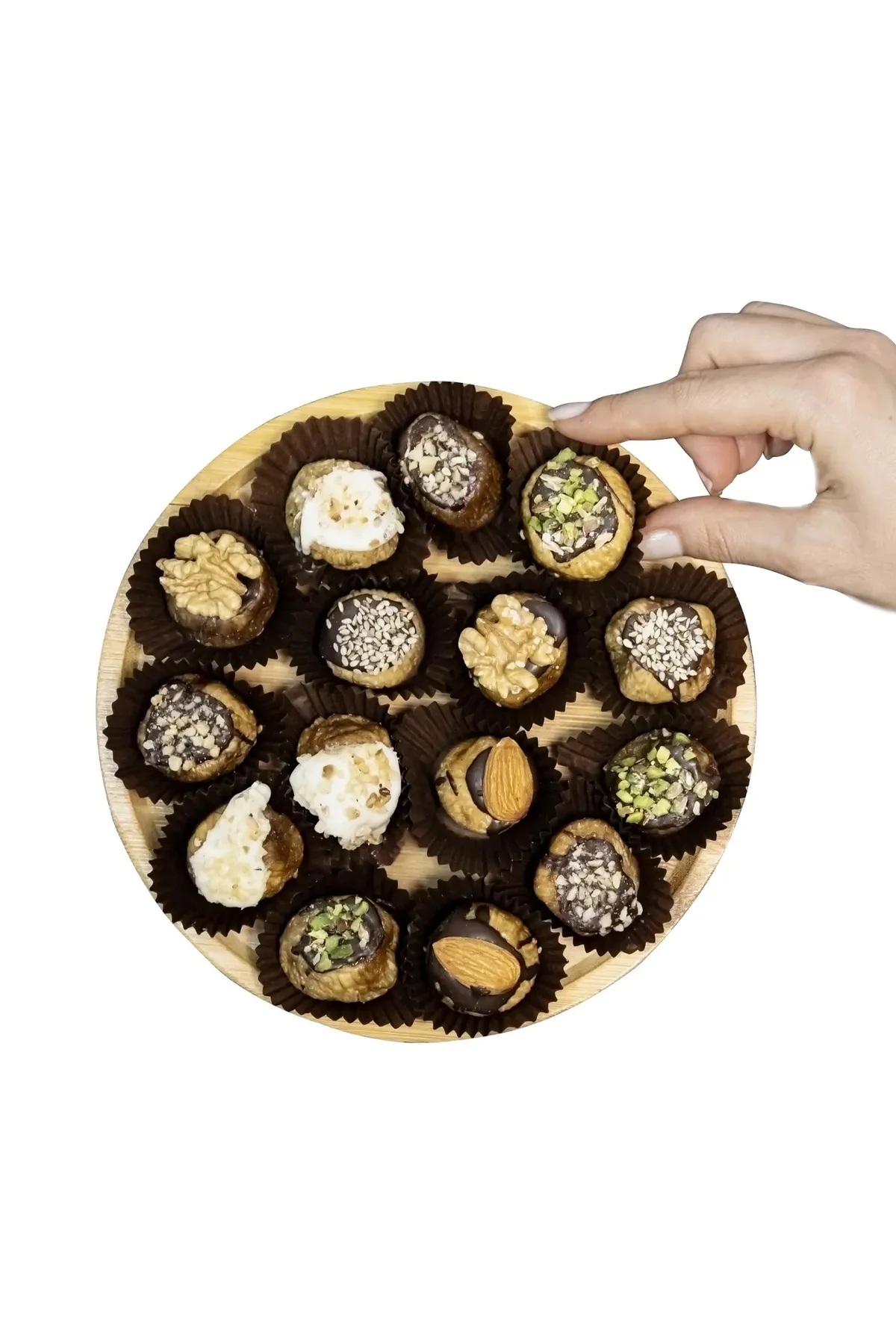 Beyaz Çikolatalı Saray İnciri-500 g Beyaz Çikolatalı Saray İnciri-500 g