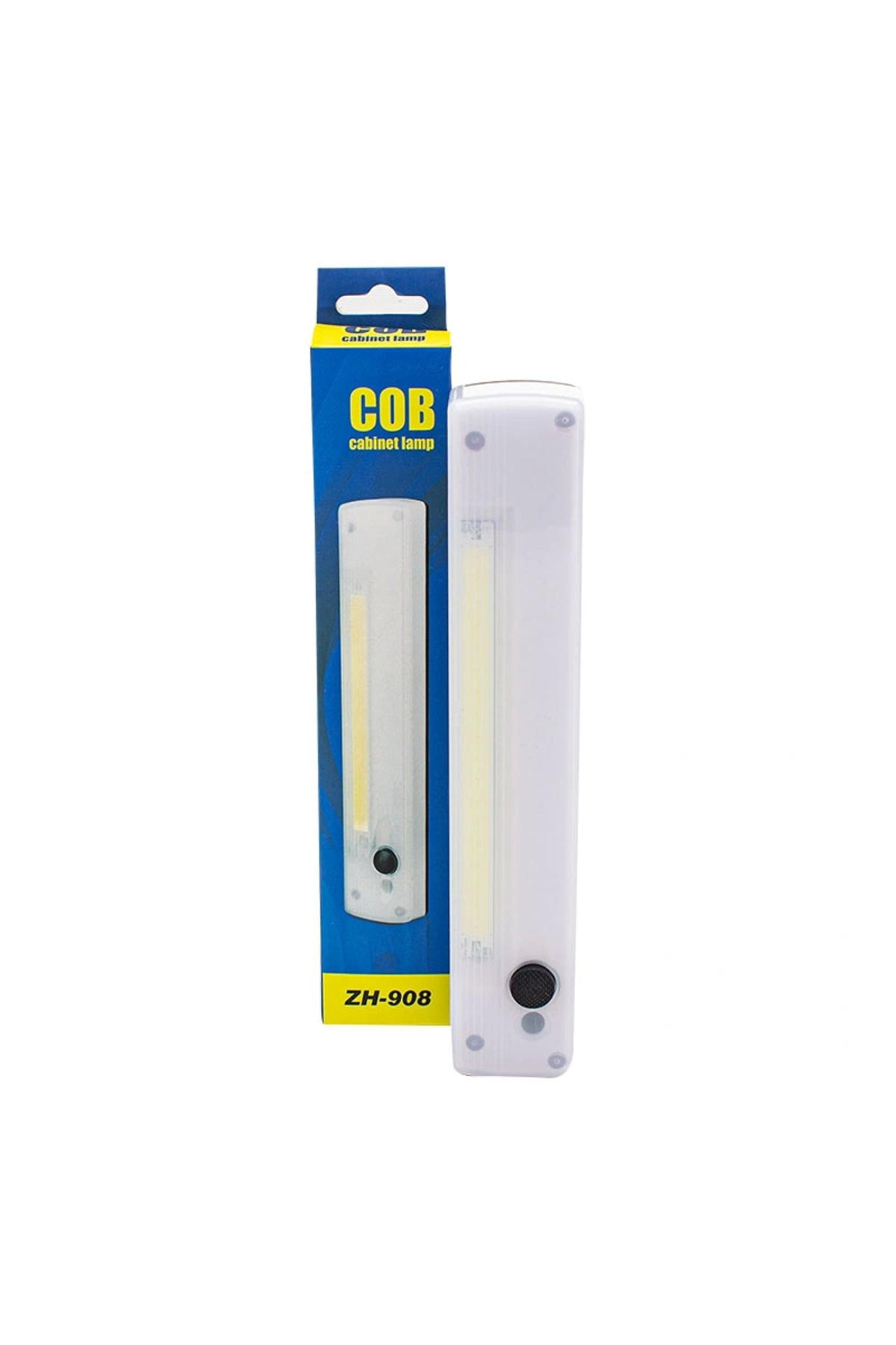 BEYAZ COB LEDLİ YAPIŞKANLI MIKNATISLI EL TİPİ FENER (4887)