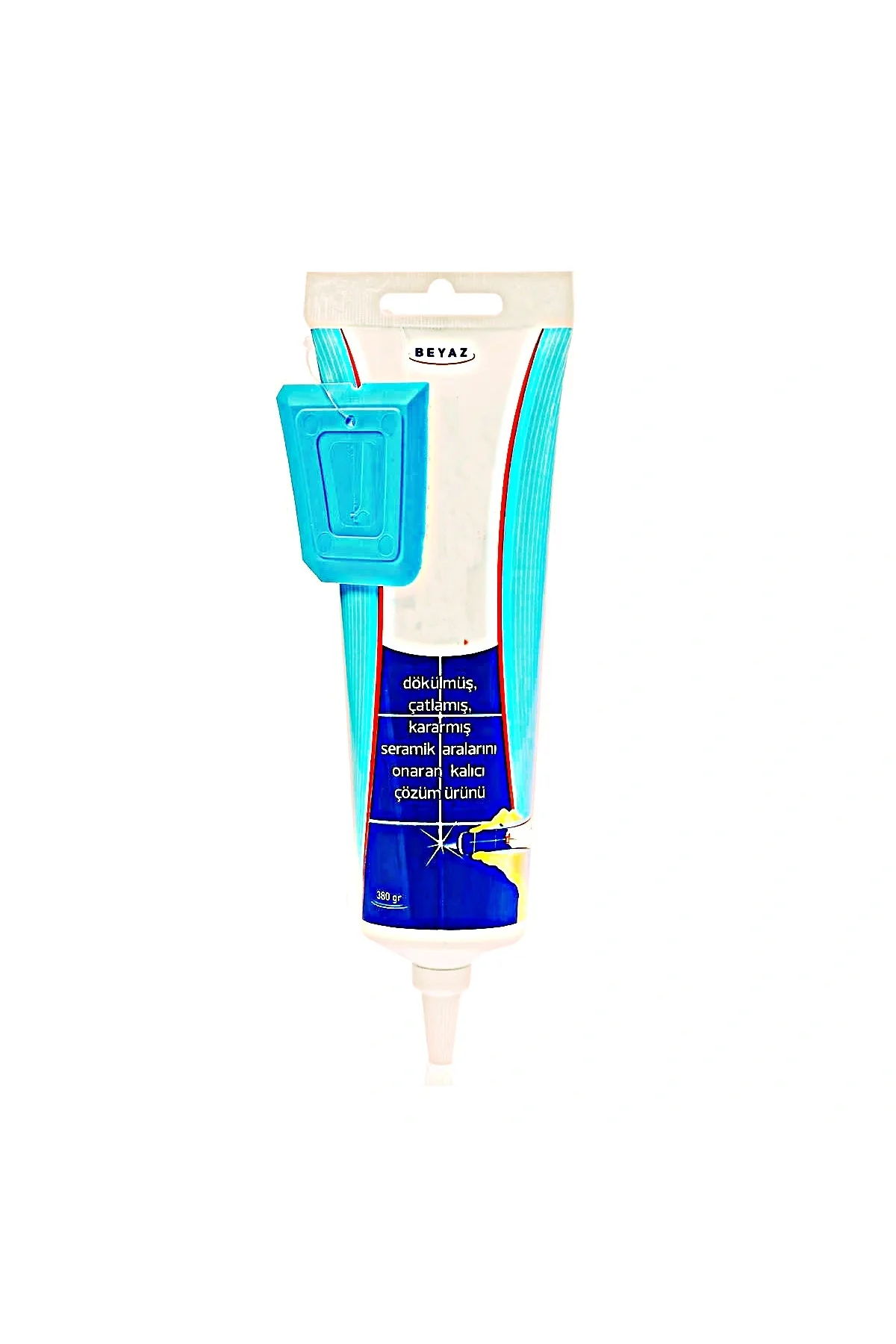 Beyaz Derz Dolgusu - Lavabo Küvet Fayans Derzi Kalemi 380Gr Spatula Hediyeli Beyaz Derz Dolgusu - Lavabo Küvet Fayans Derzi Kalemi 380Gr Spatula Hediyeli - Görsel 2