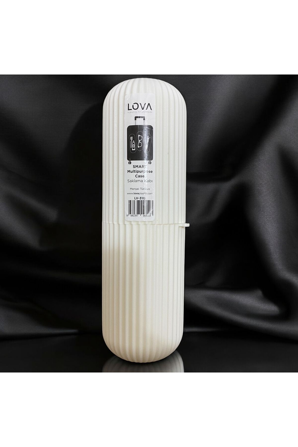 Beyaz Diş Fırçası, Diş Macunu Seyehat Saklama Kabı Çok Amaçlı Org