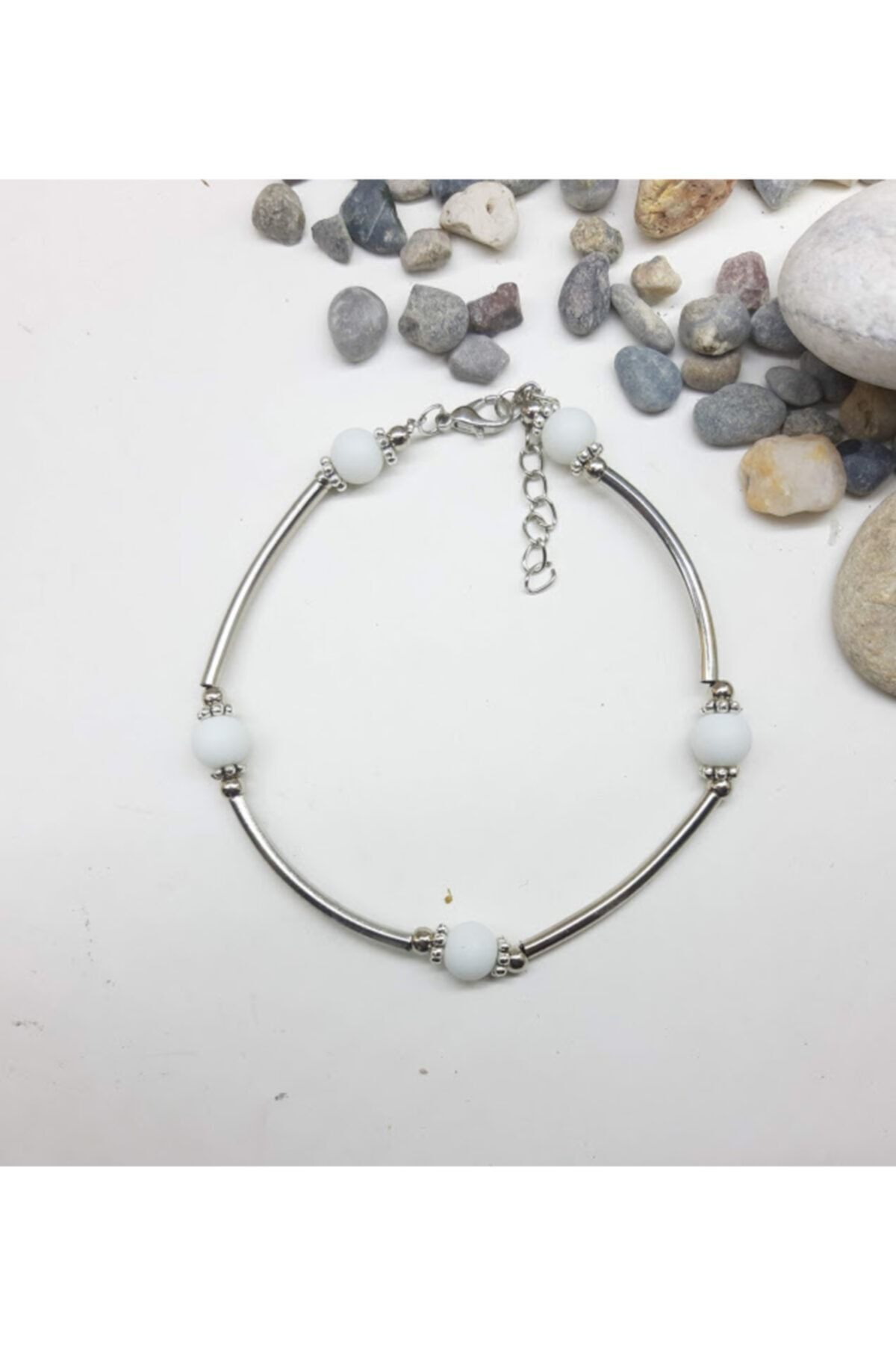 Dodemert Home Beyaz Doğal Taş Tasarim Halhal