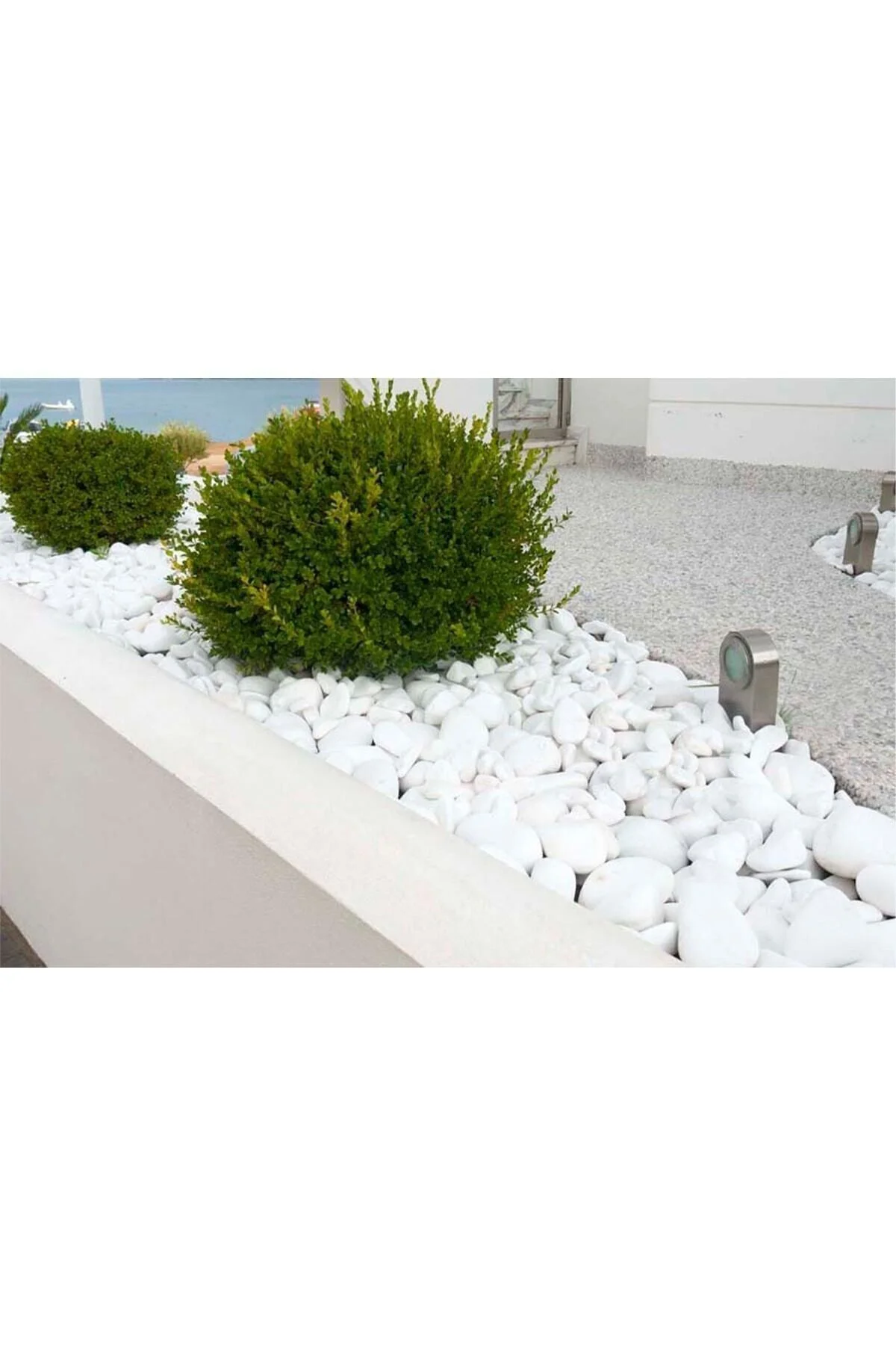 Beyaz Dolomit Taş 5 Kg 2-4 Cm Dekoratif Bahçe Taşı Akvaryum Taşı Dolamit Taş