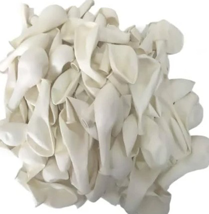 Beyaz Düz Balon Renkli Paketli Balon 12 Inç - 30 Adet