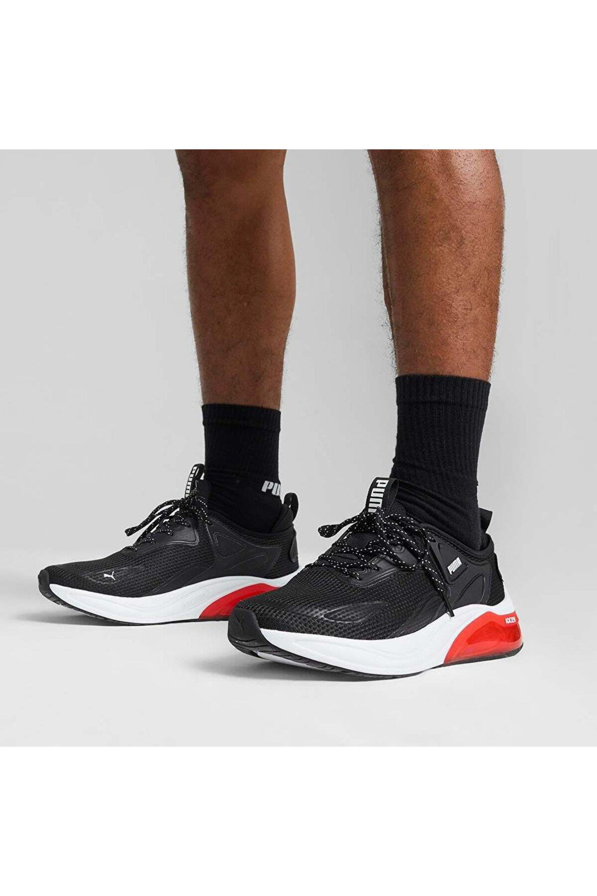 Puma Beyaz Erkek Kapüşon Yaka Normal Bel Regular Fit Sweatshirt Aqyft0