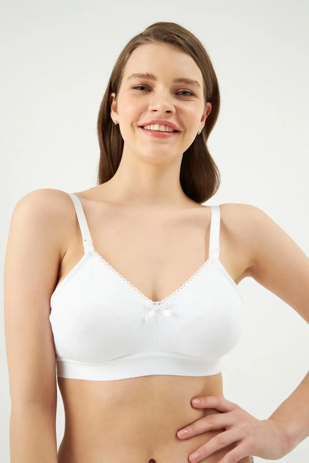 Beyaz Ersk500 Emzirme Sütyeni