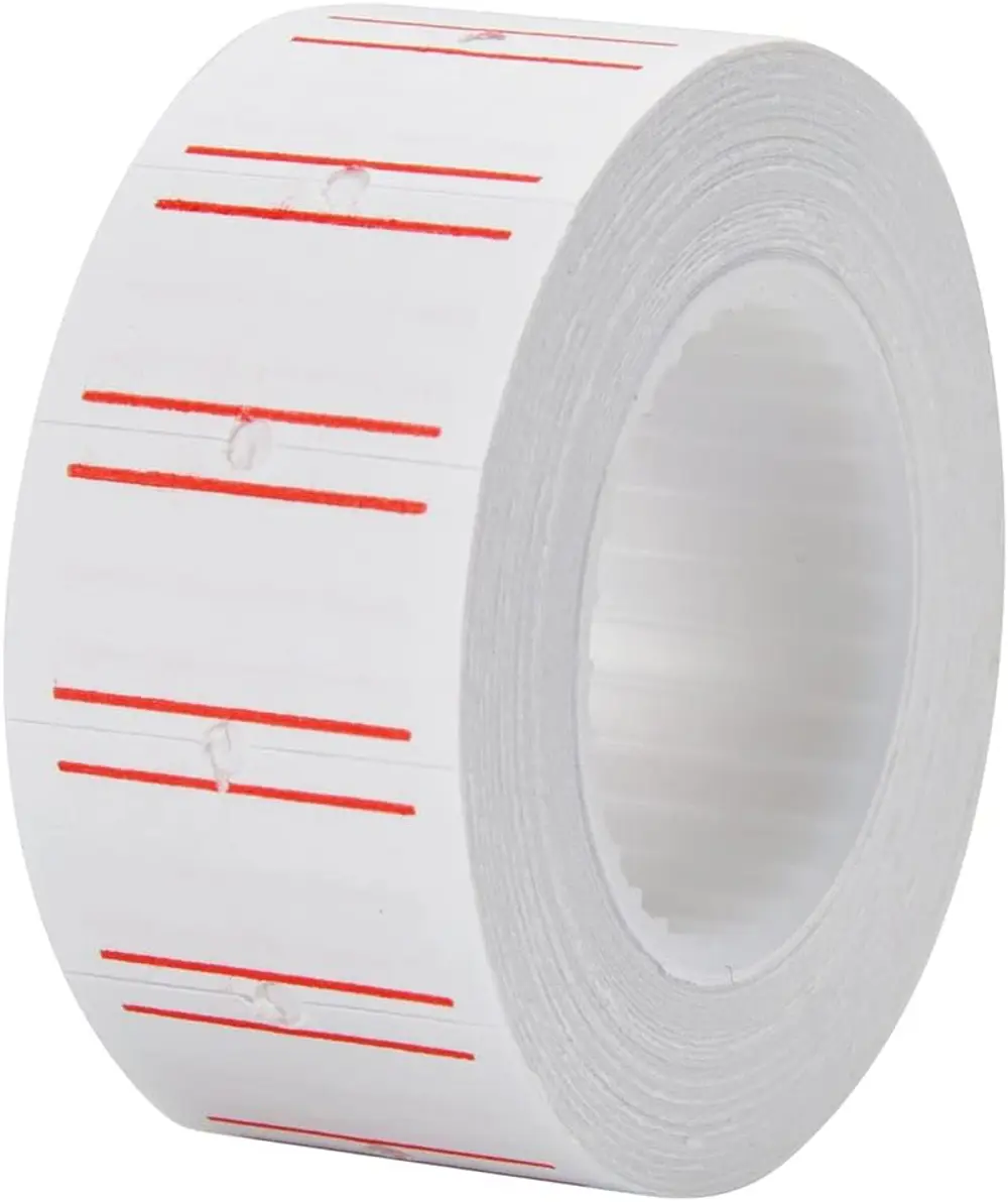 Beyaz Fiyat Etiketi 12x21 mm - 1 Adet