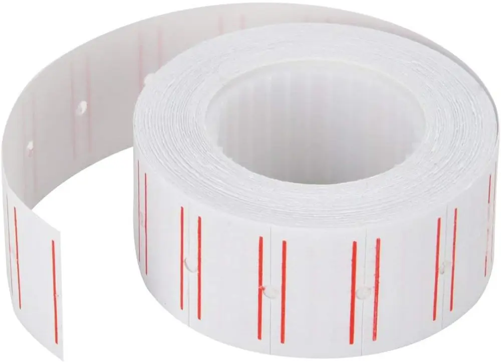 Beyaz Fiyat Etiketi 12x21 mm - 1 Adet