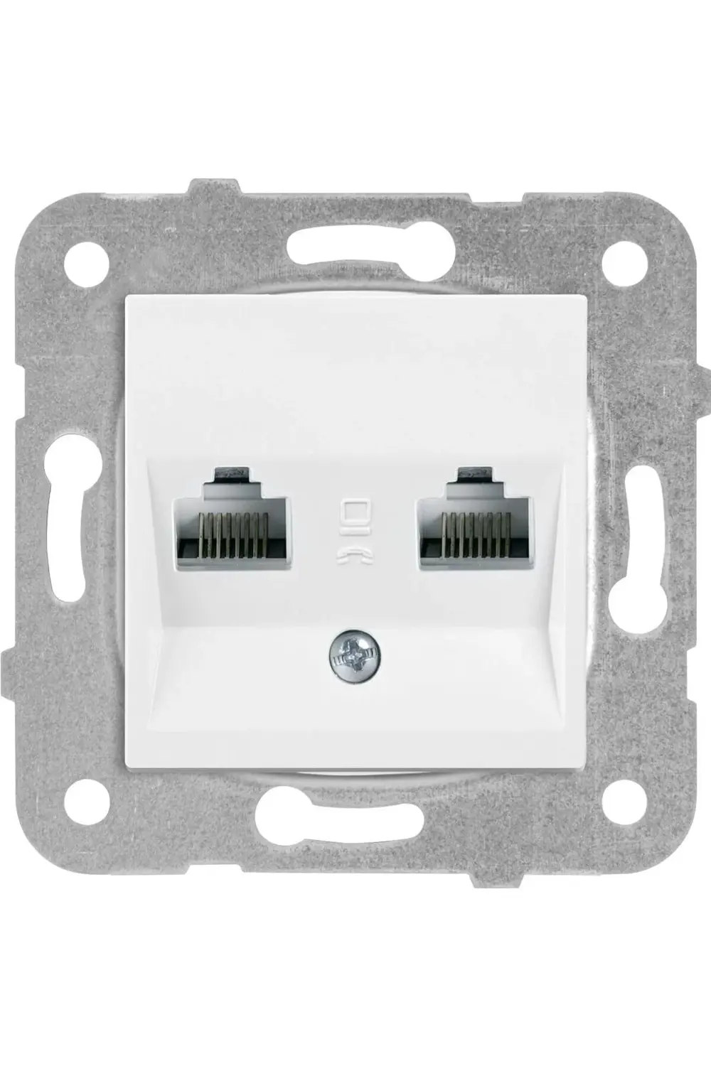 Beyaz İkili Cat6 Mekanizma 1154848